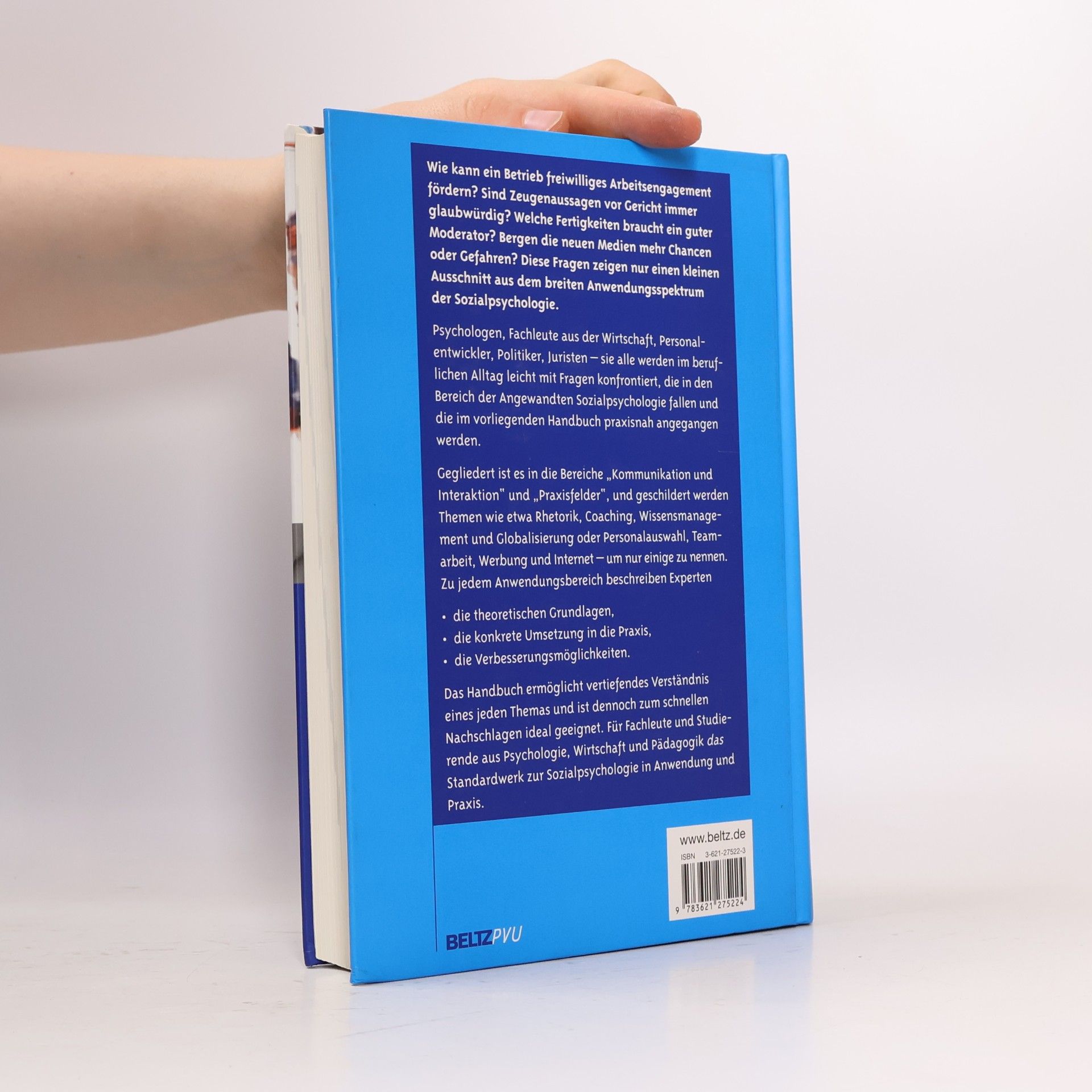 Ann Elisabeth Auhagen Angewandte Sozialpsychologie