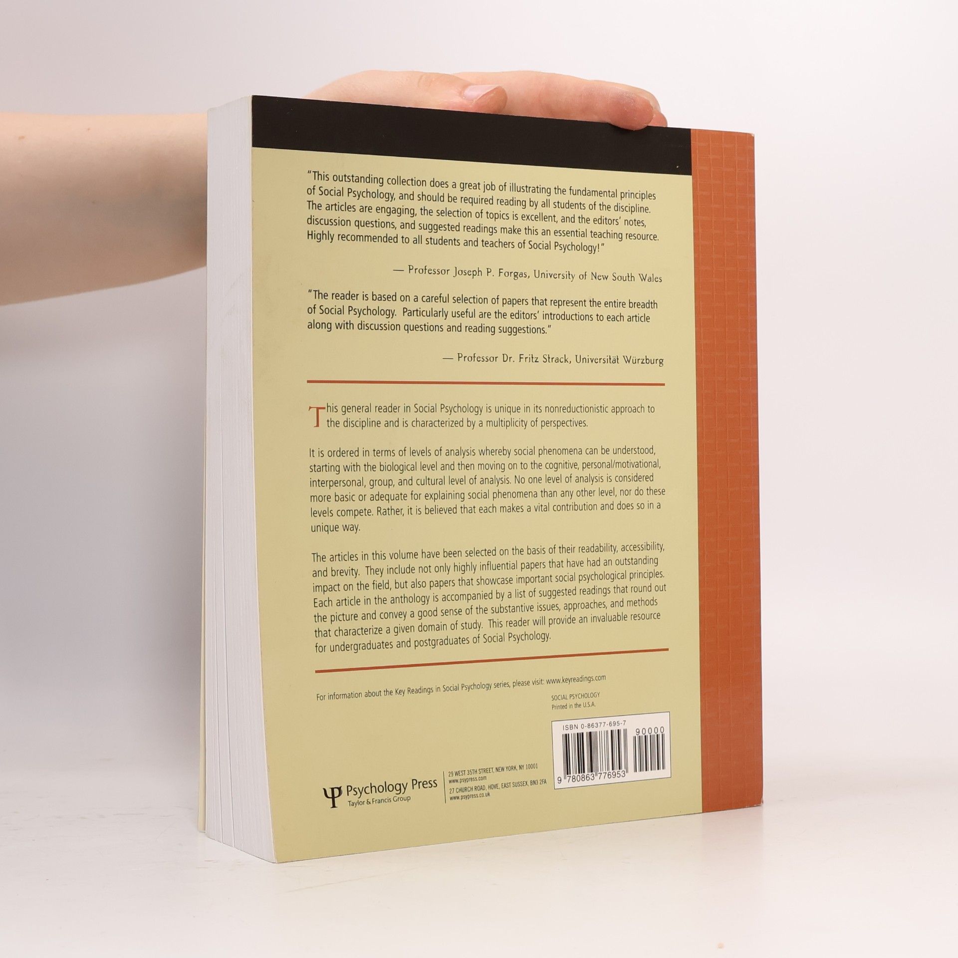 Arie W. Kruglanski Key Readings in Social Psychology: Social Psychology