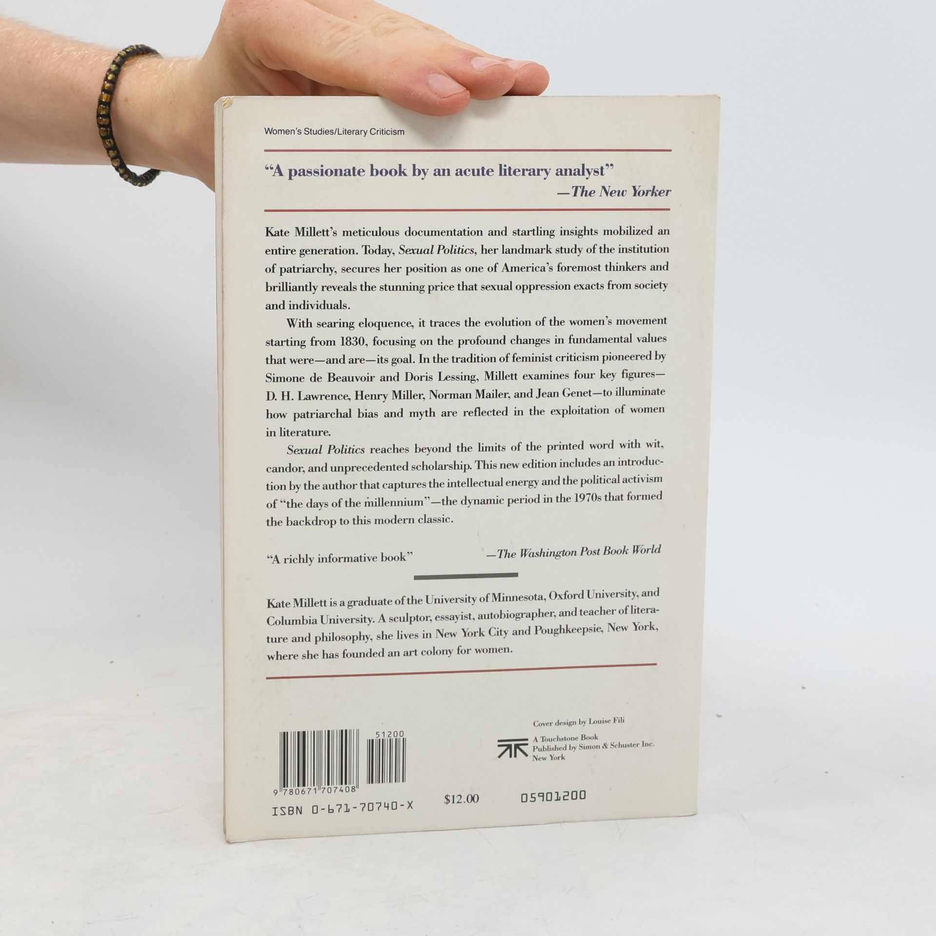 Kate Millett Virago Modern Classics: Sexual Politics