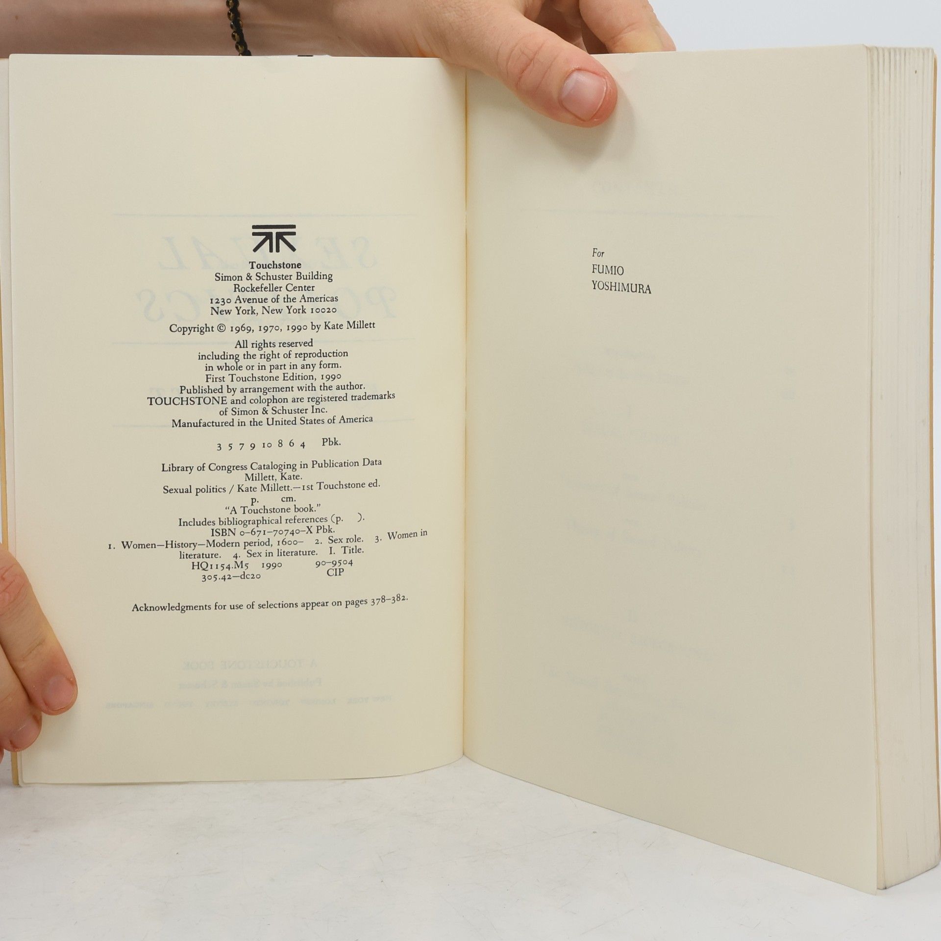 Kate Millett Virago Modern Classics: Sexual Politics