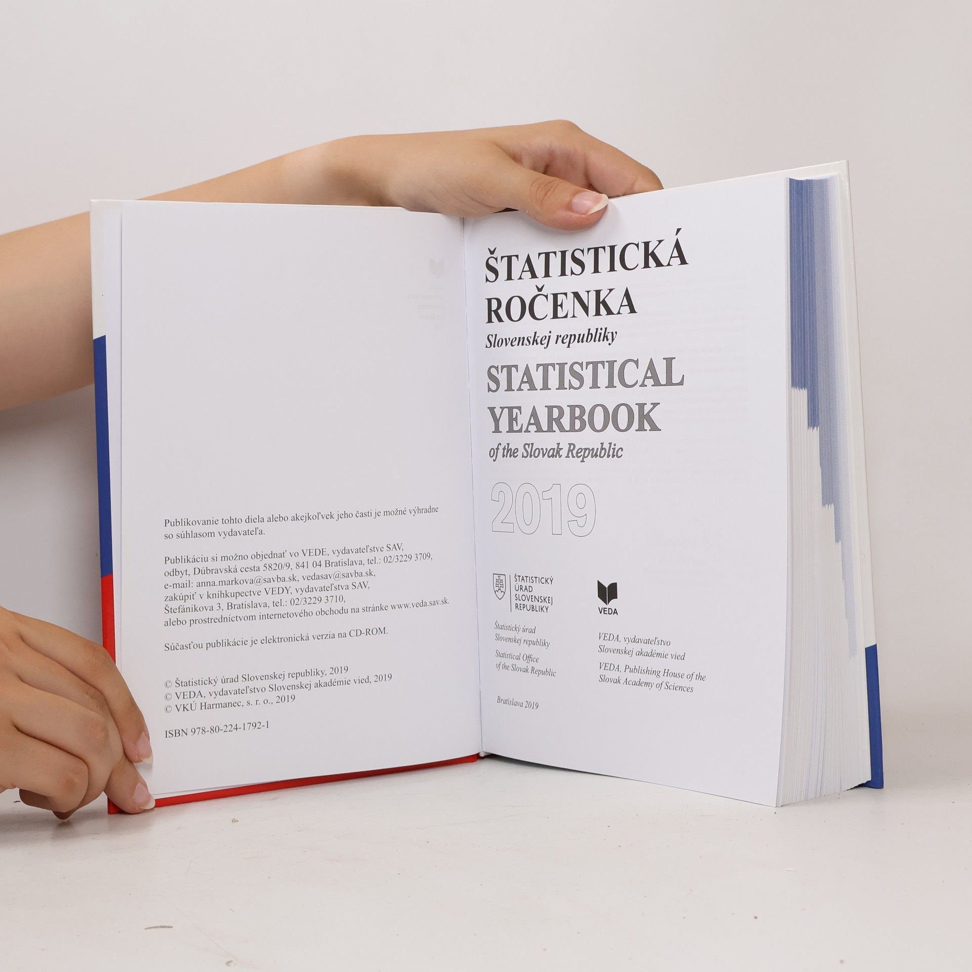 Štatistický úrad Slovenskej republiky Štatistická ročenka Slovenskej republiky / Statistical Yearbook of the Slovak Republic 2019
