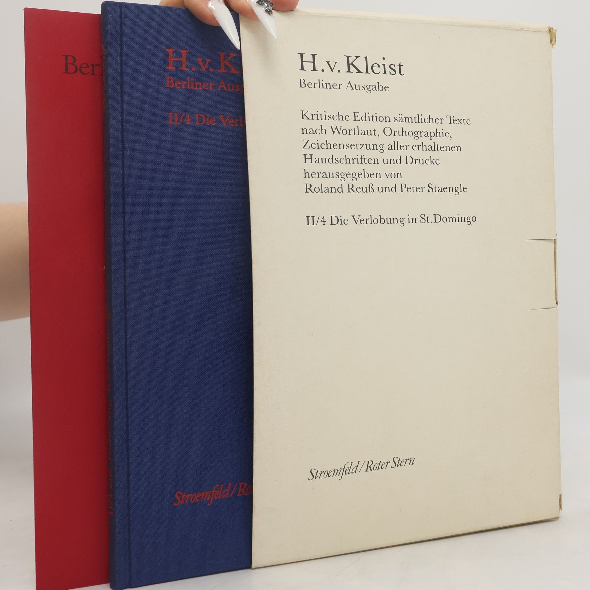 Heinrich von Kleist Berliner Ausgabe. Band II/4