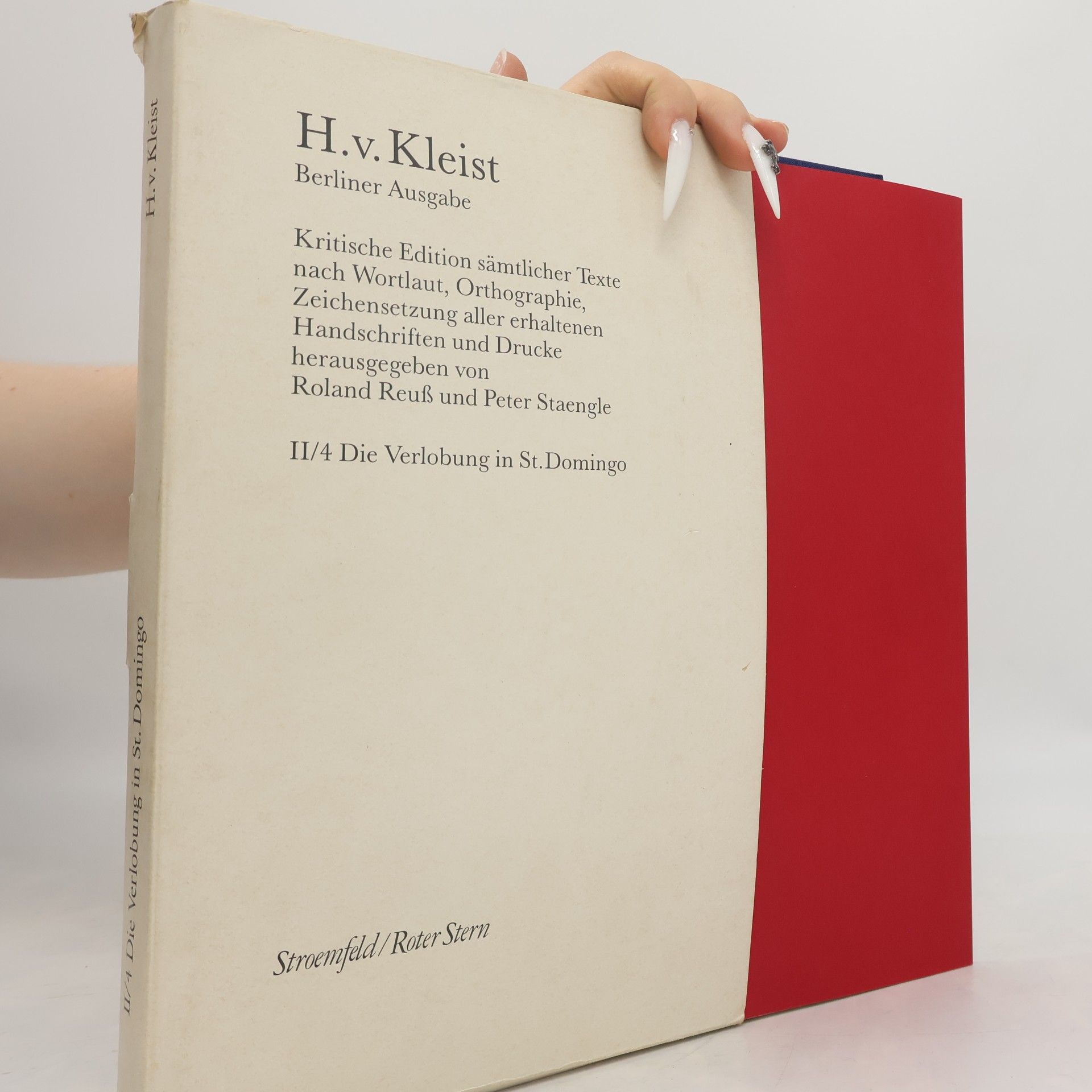 Heinrich von Kleist Berliner Ausgabe. Band II/4