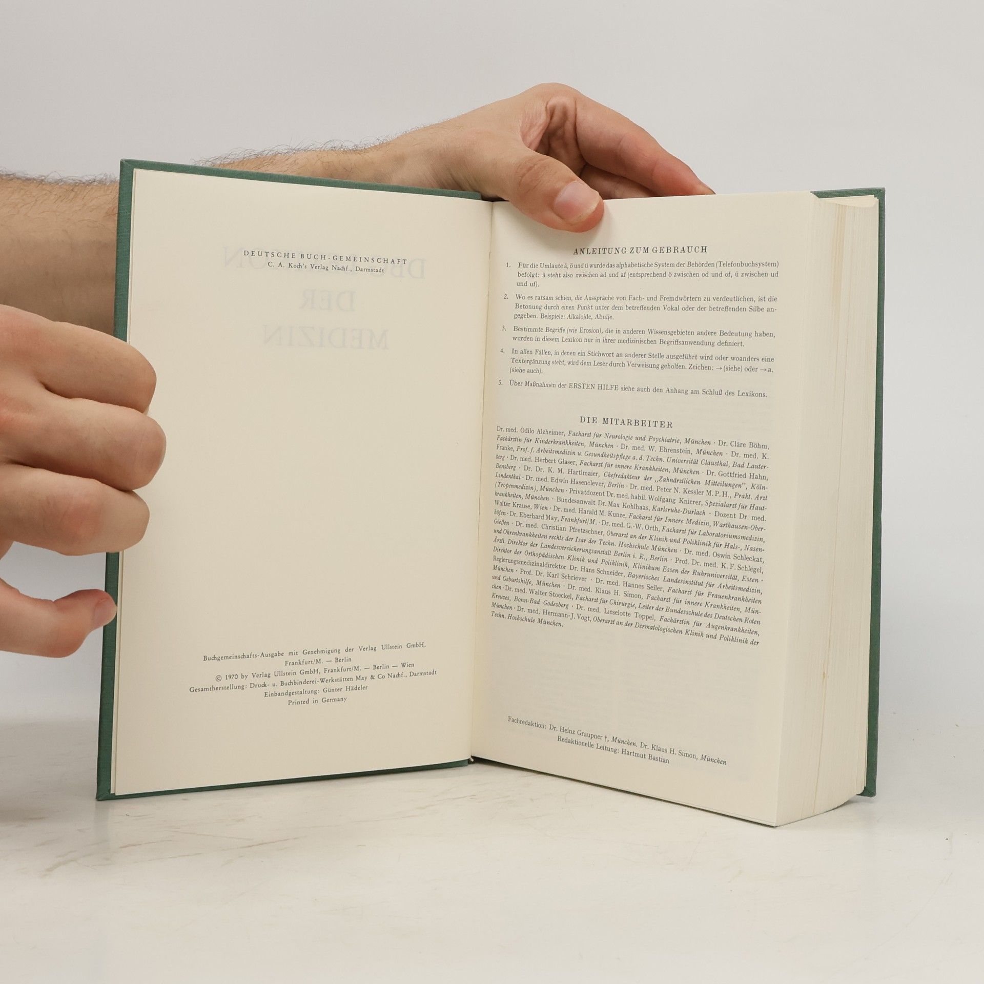 Wilhelm Eigener Das Lexikon der Medizin