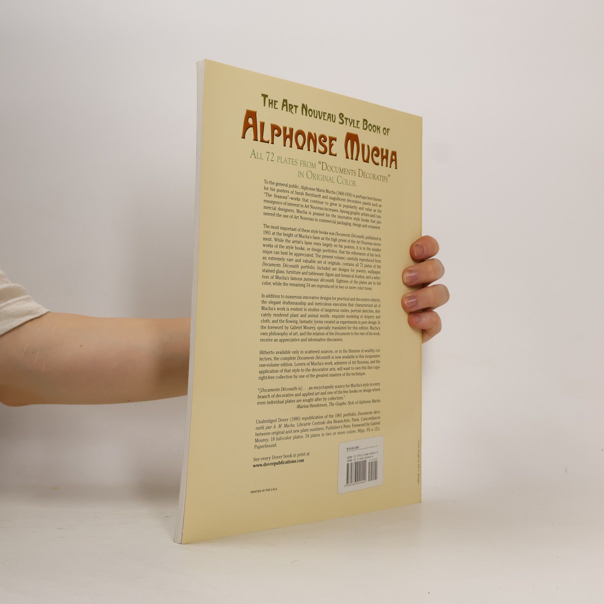 Alphonse Mucha The Art Nouveau Style Book of Alphonse Mucha