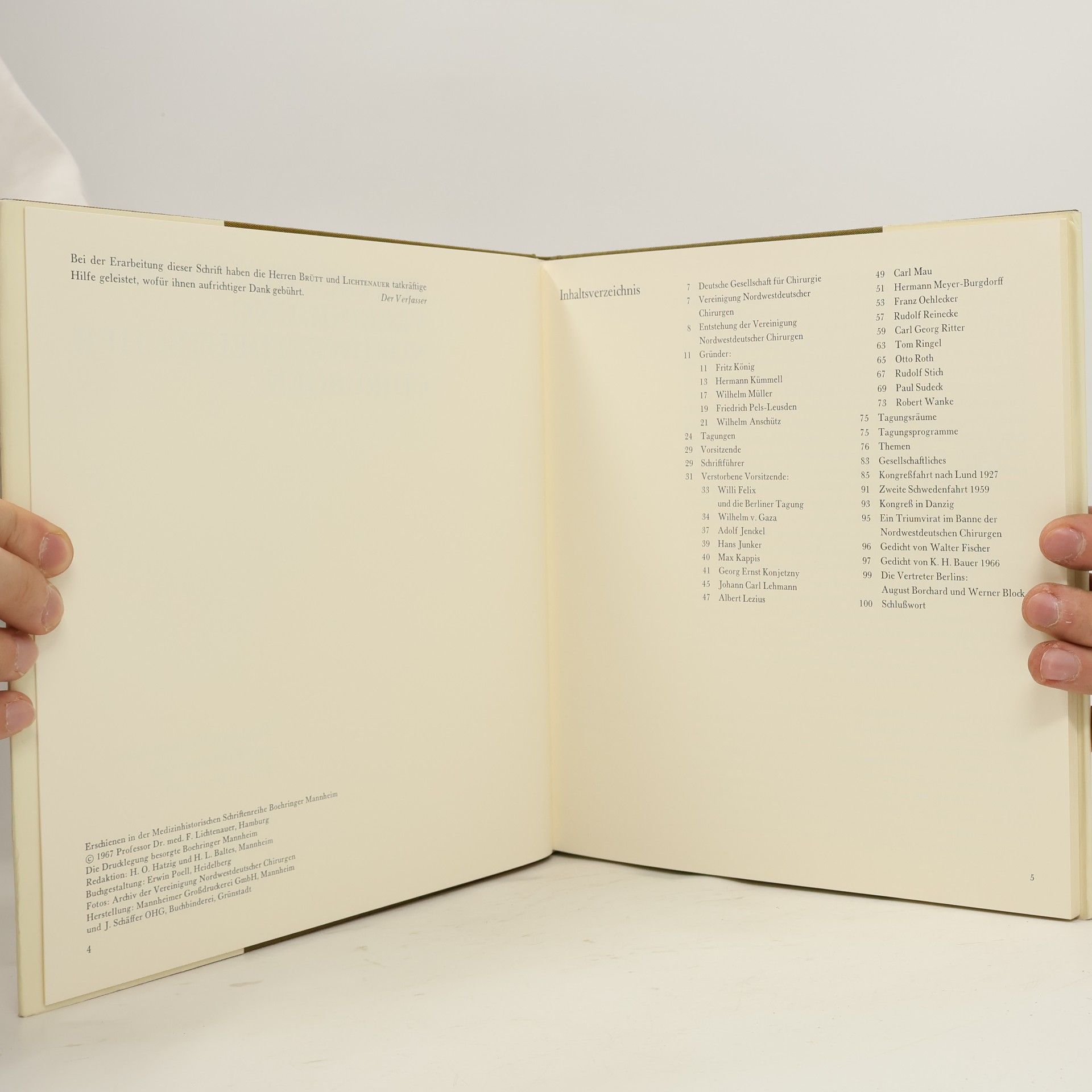 Autorenkollektiv Zur Geschichte der Vereinigung Nordwestdeutscher Chirurgen