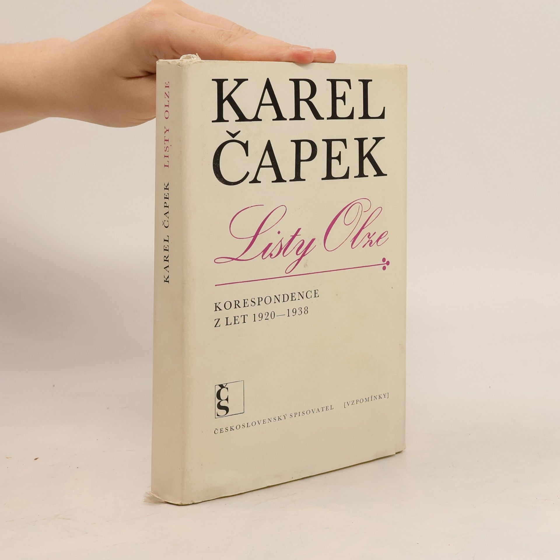 Karel Čapek Listy Olze
