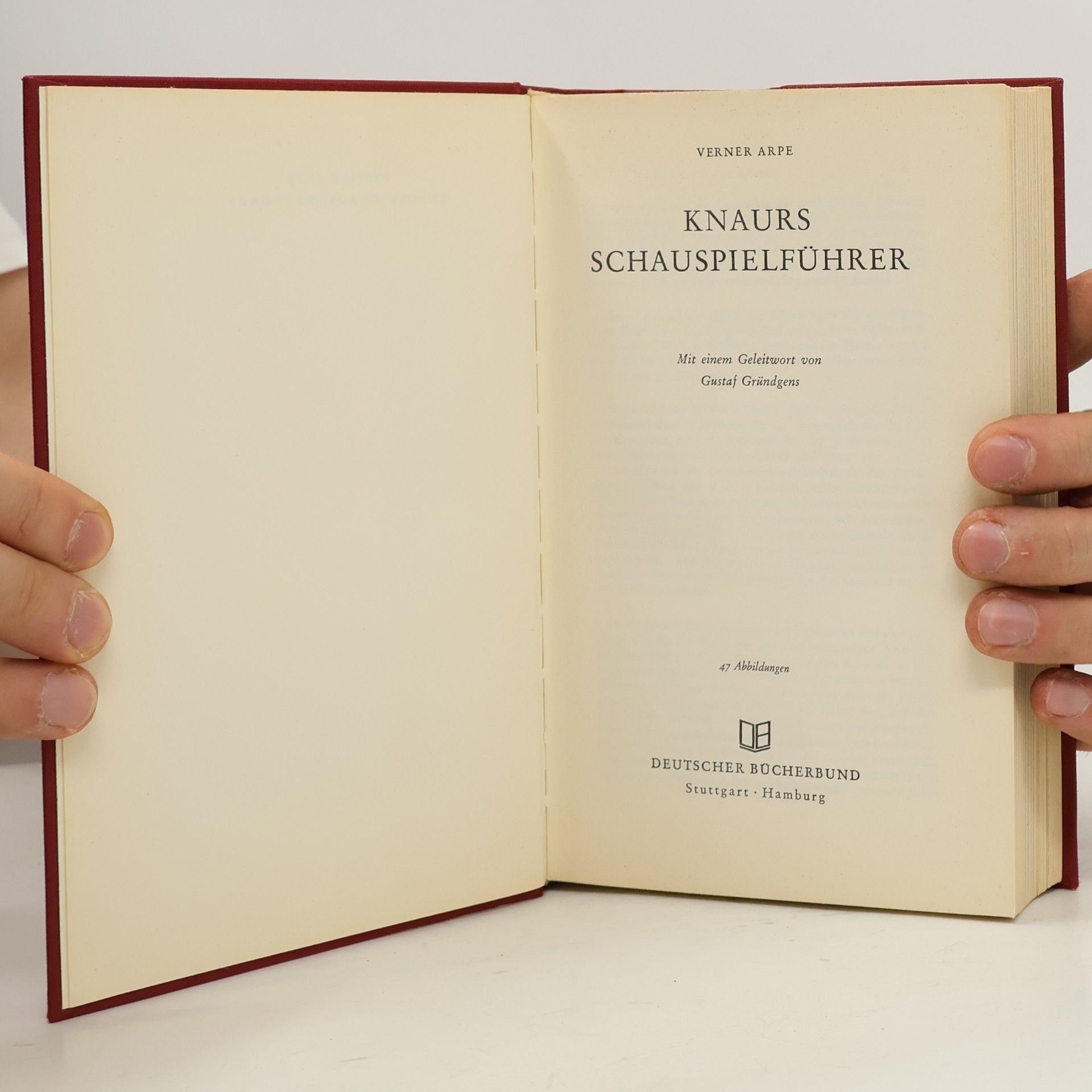 Verner Arpe Knaurs Schauspielführer