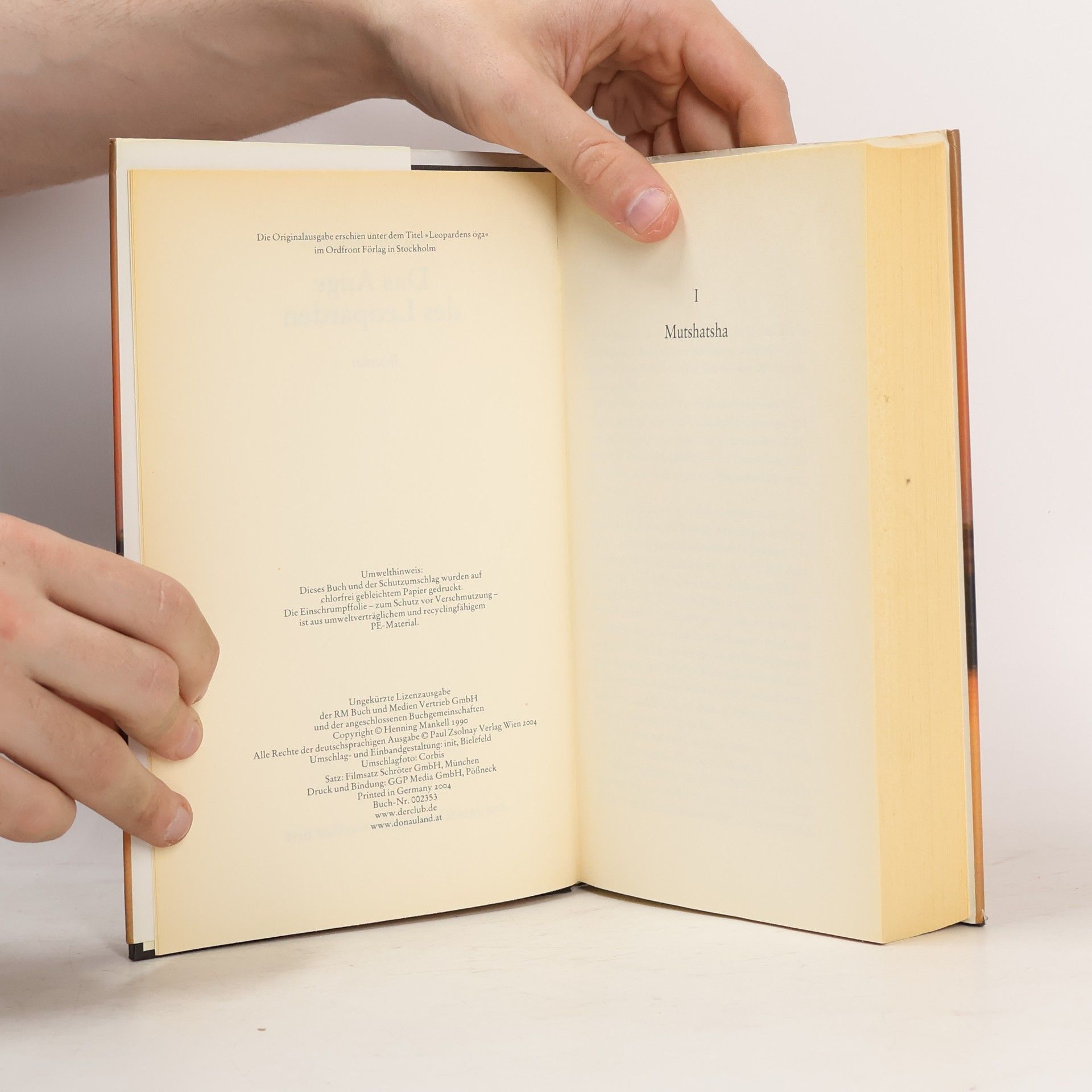 Henning Mankell Das Auge des Leoparden