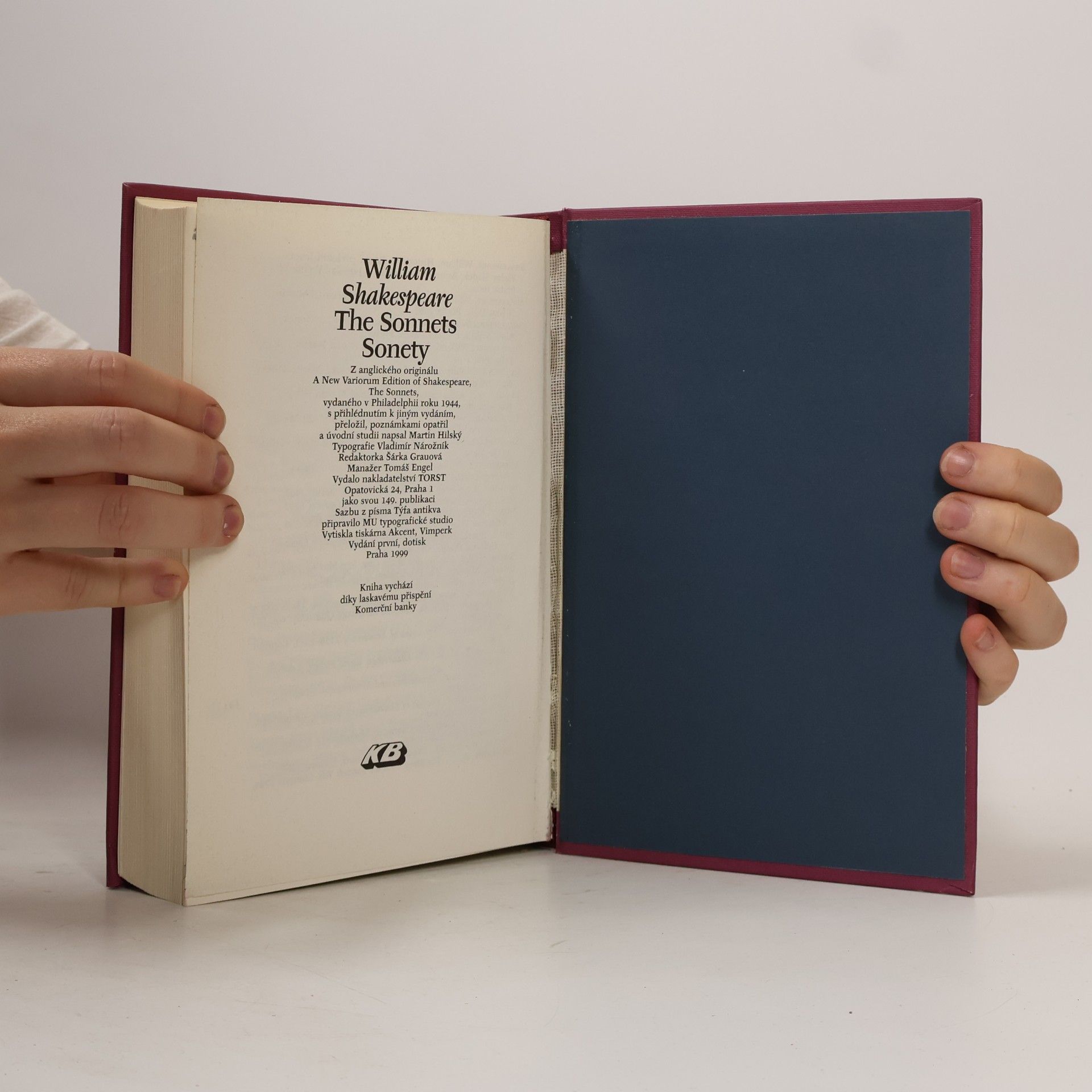 William Shakespeare Sonety. The Sonnets