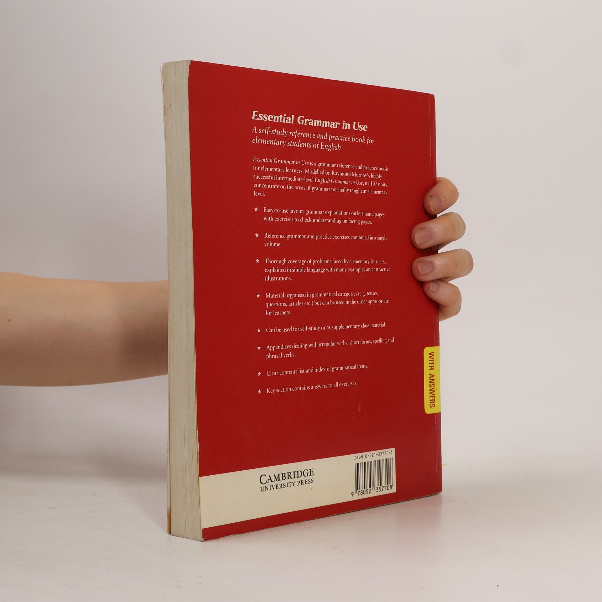 Raymond Murphy Essential Grammar in Use. With answers