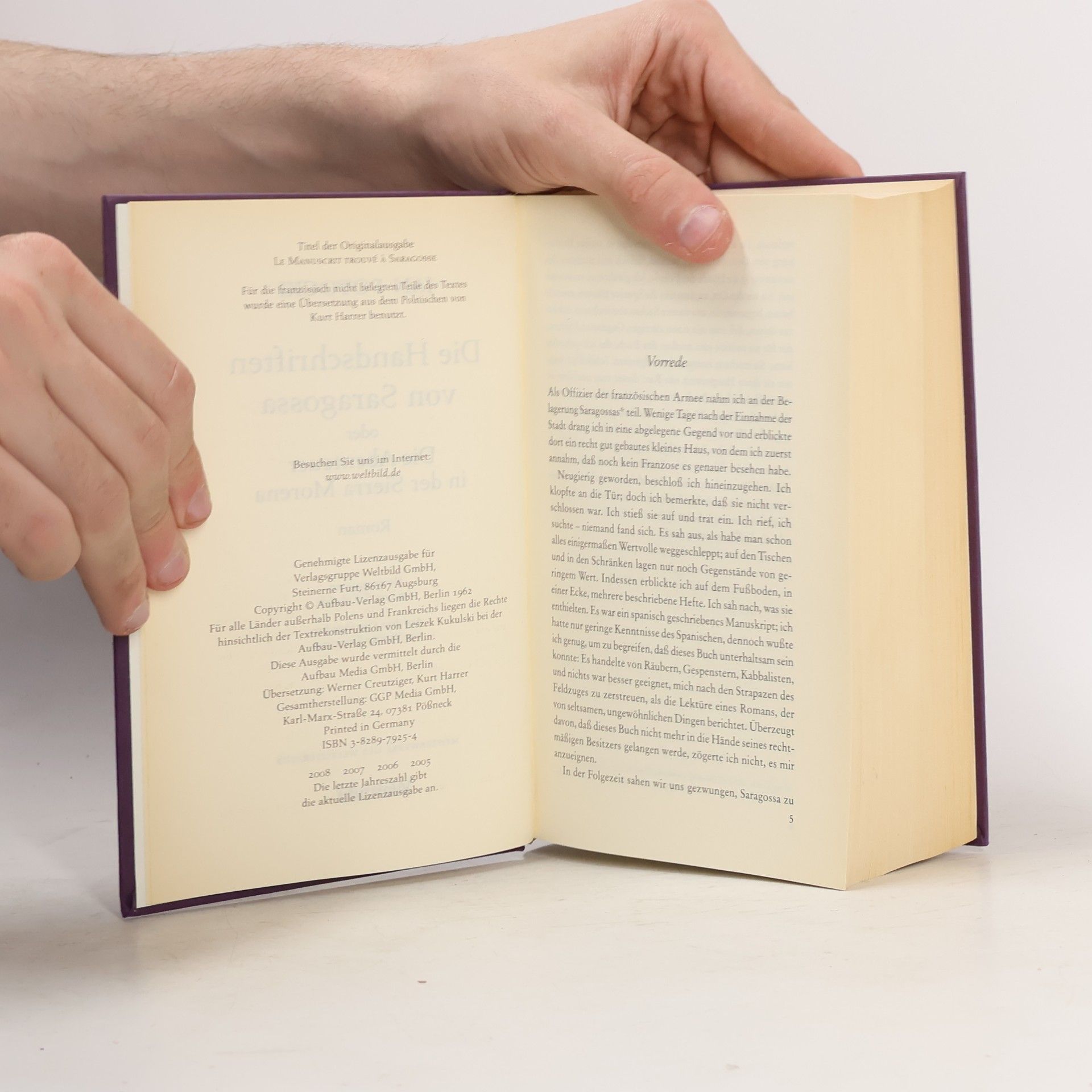 Jan Graf Potocki Die Handschriften von Saragossa