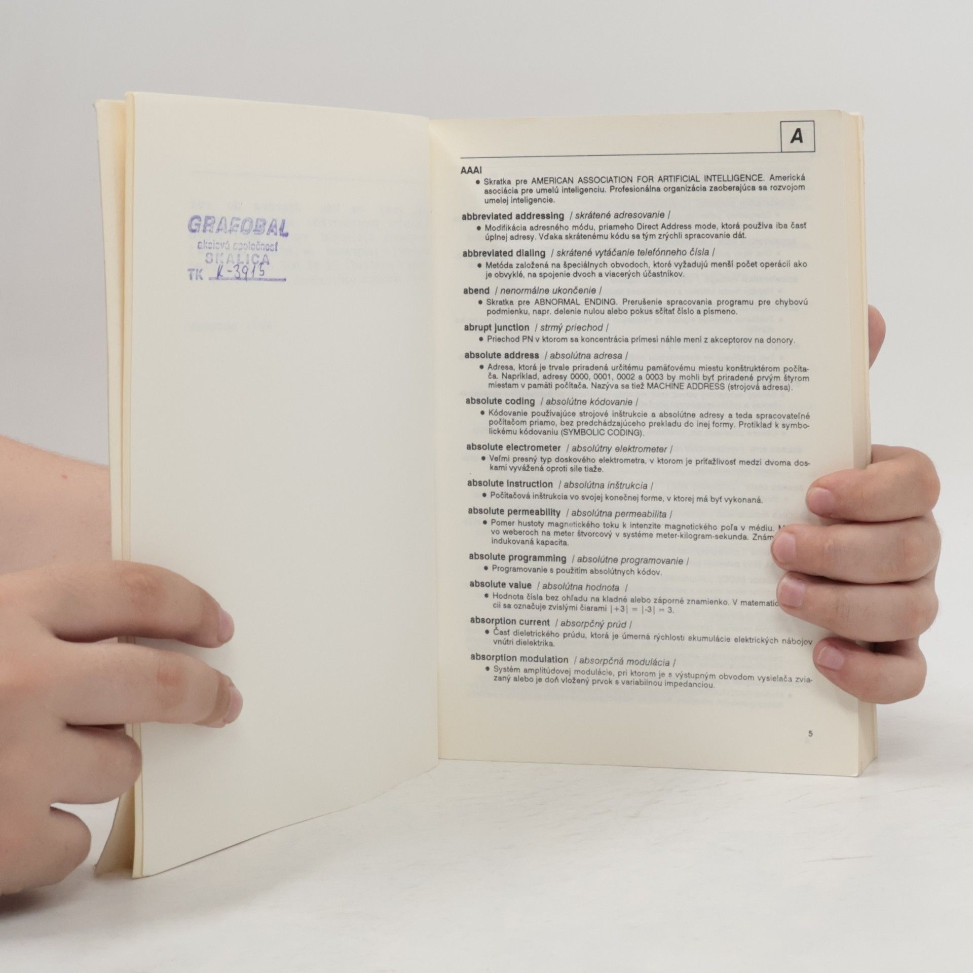 Autorenkollektiv Anglicko-slovenský výkladový slovník výpočtovej techniky