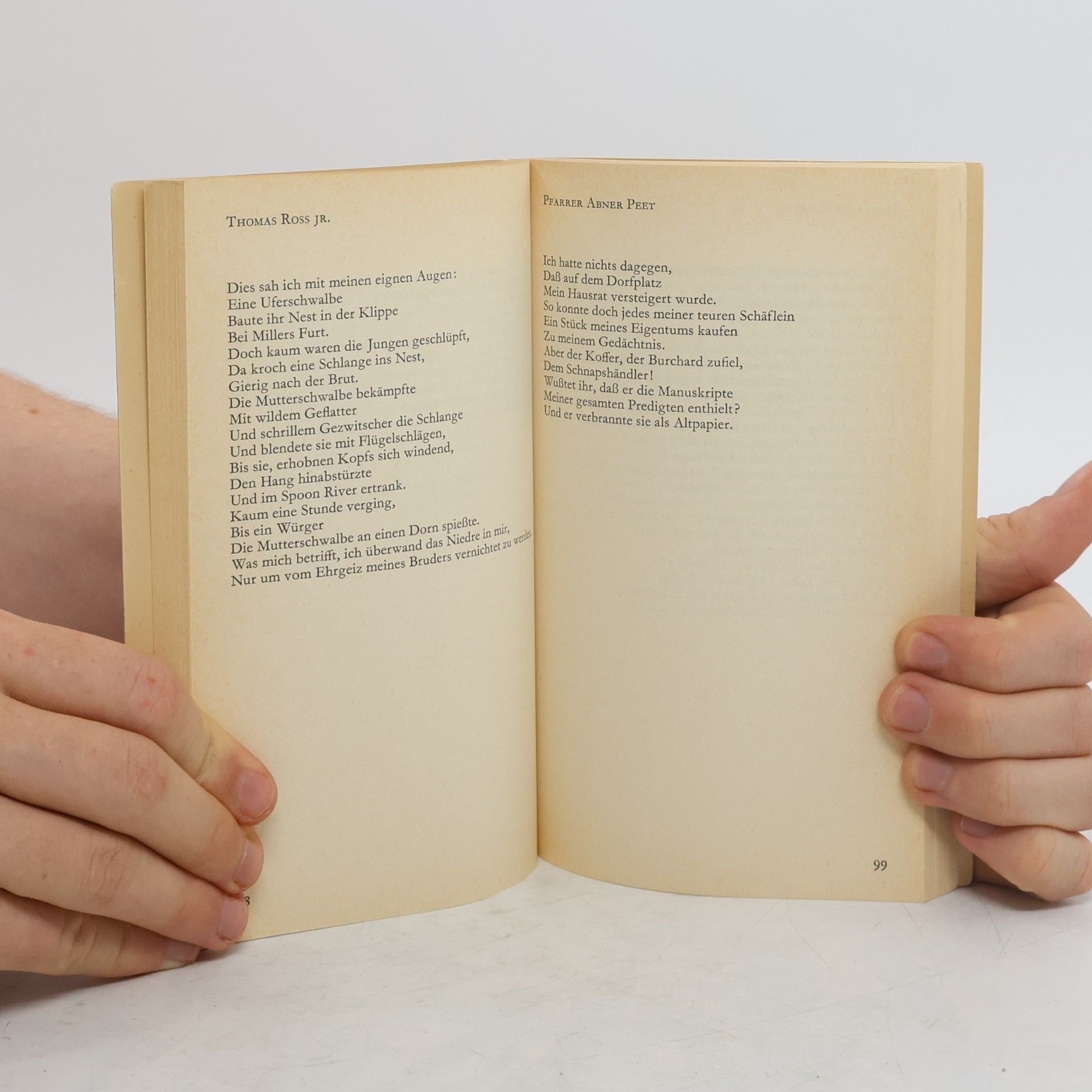 Edgar Lee Masters Die Toten von Spoon River
