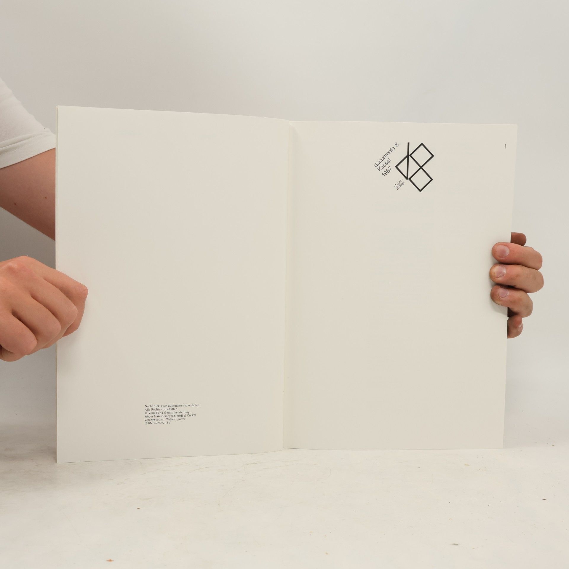 Kolektiv autorů Ausstellungskatalog zur Documenta 8. Band I-III Katalog Künstlerbuch