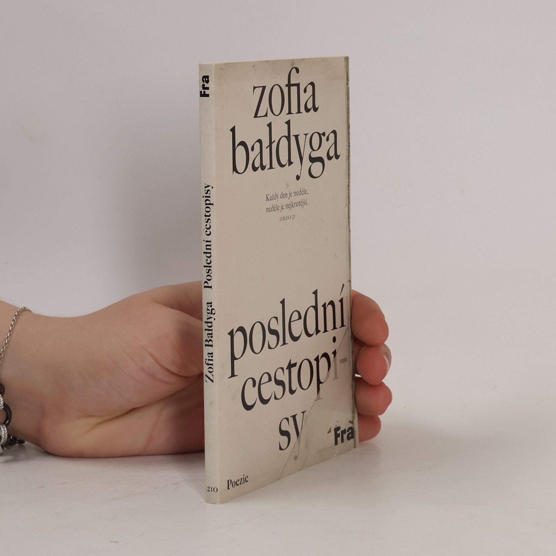 Zofia Bałdyga Poslední cestopisy