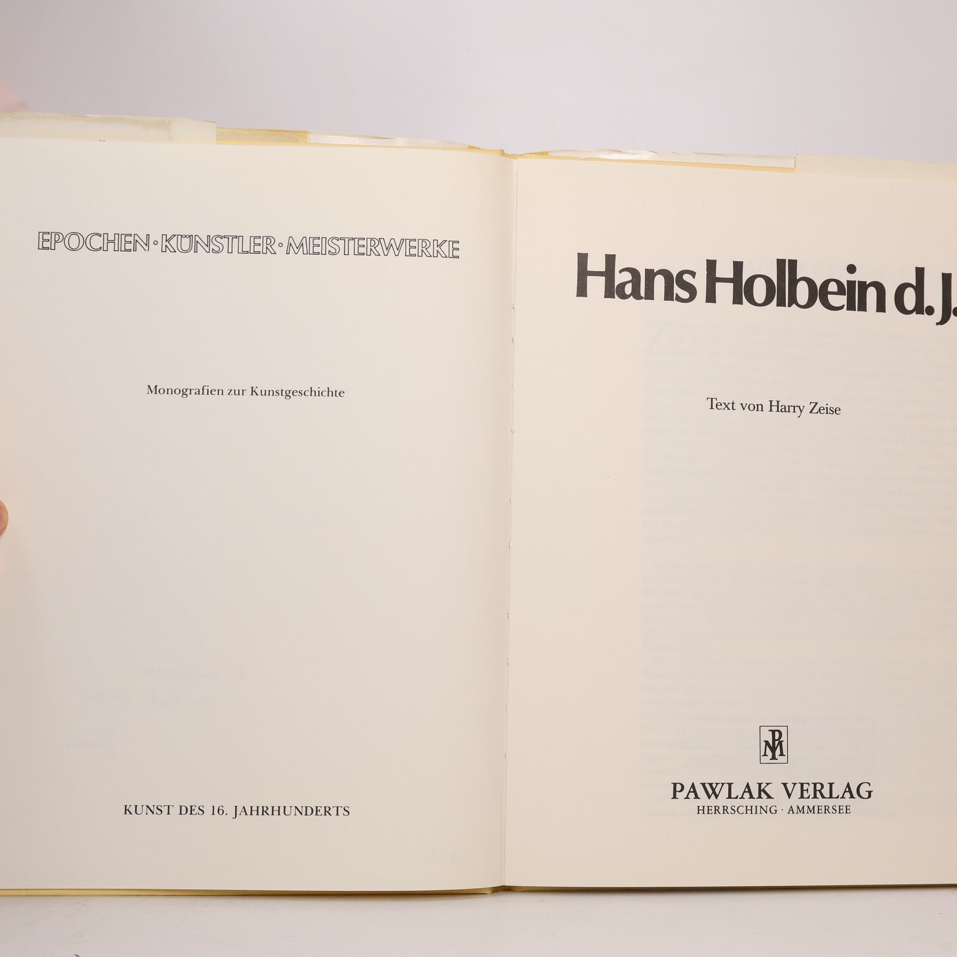 Kolektiv autorů Hans Holbein d. J. mit 48 Farbtafeln