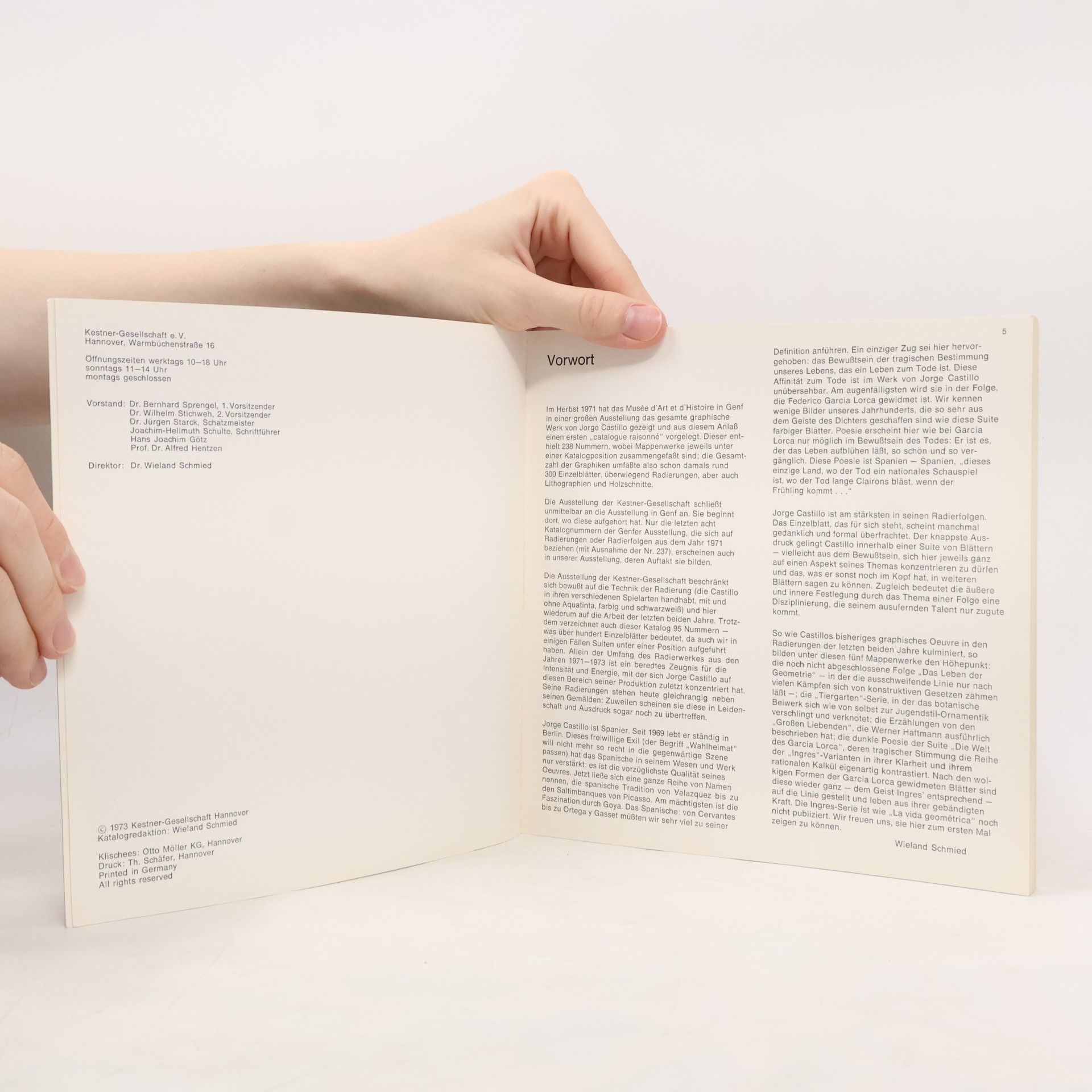 Jorge Castillo Kestner-Gesellschaft Hannover