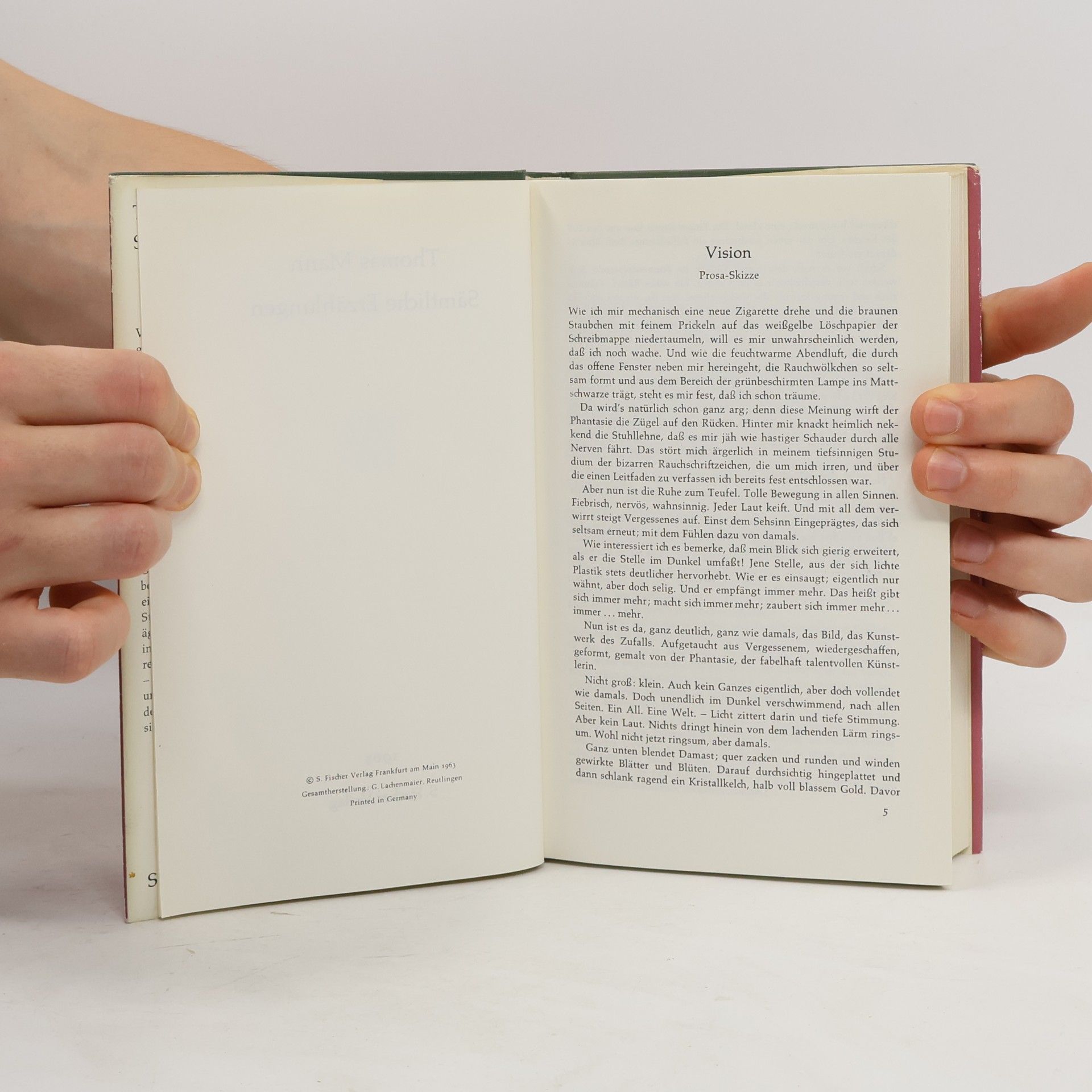 Thomas Mann Sämtliche Erzählungen