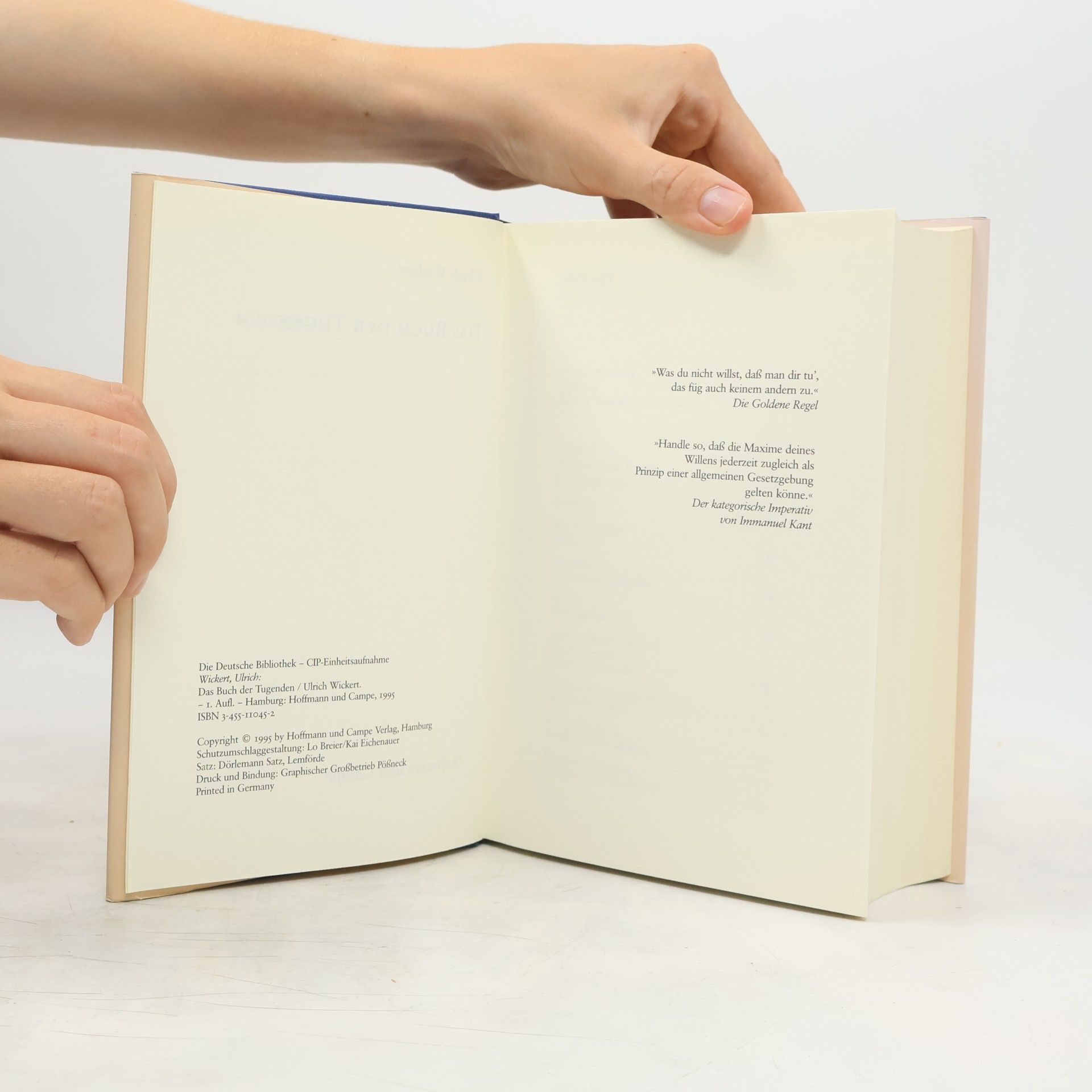 Ulrich Wickert Das Buch der Tugenden