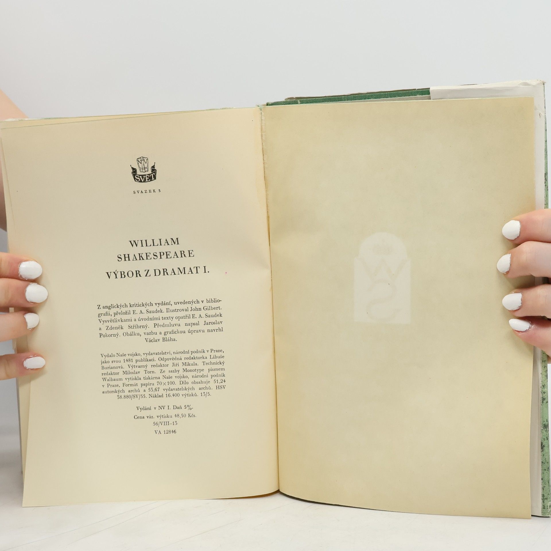 William Shakespeare William Shakespeare. Výbor z dramat 1