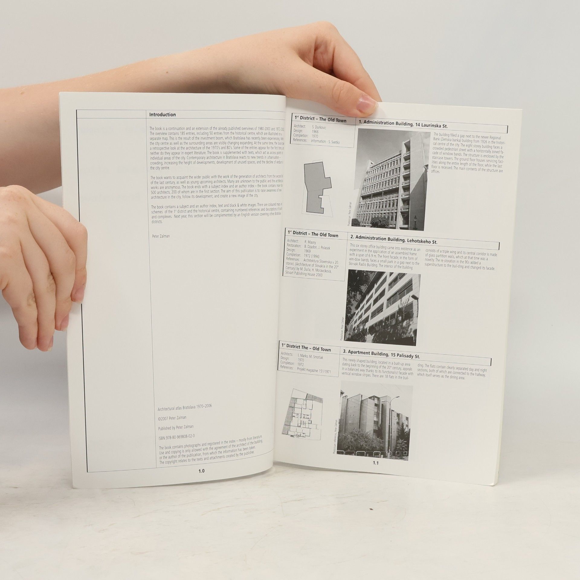 Peter Žalman Architectural Atlas Bratislava The Old Town 1970-2006
