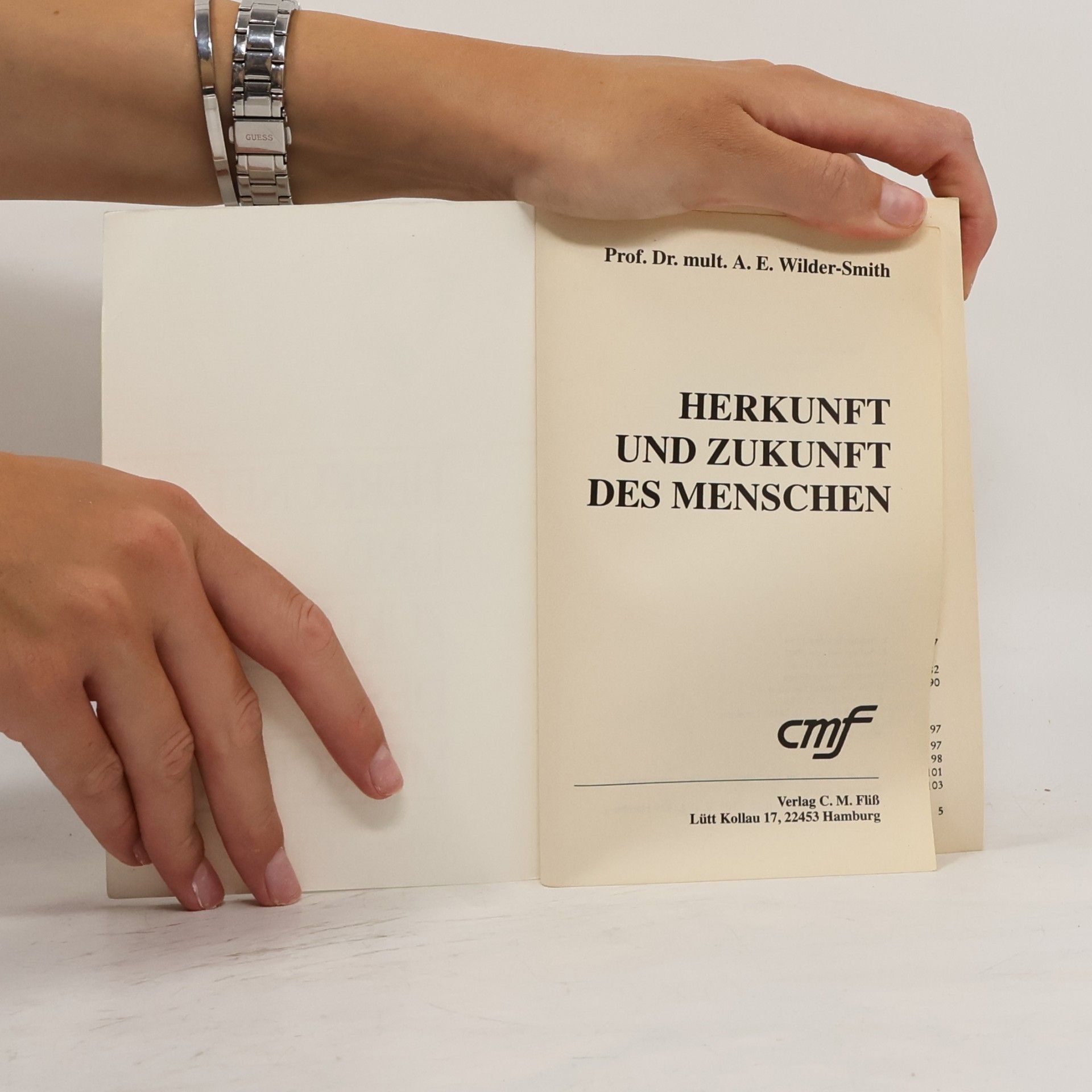 A. E. Wilder-Smith Herkunft und Zukunft des Menschen