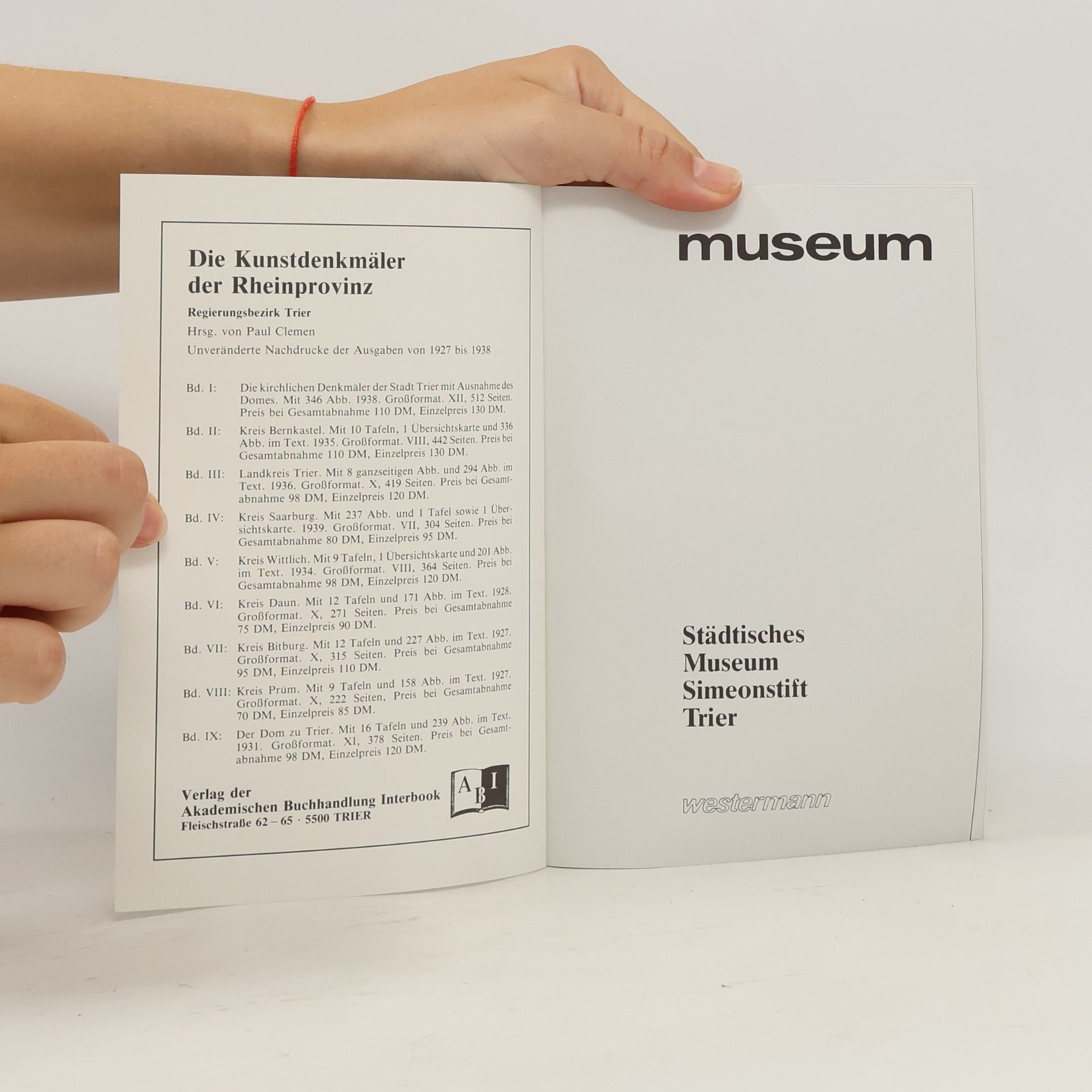 Autores varios Städtisches Museum Simeonstift Trier