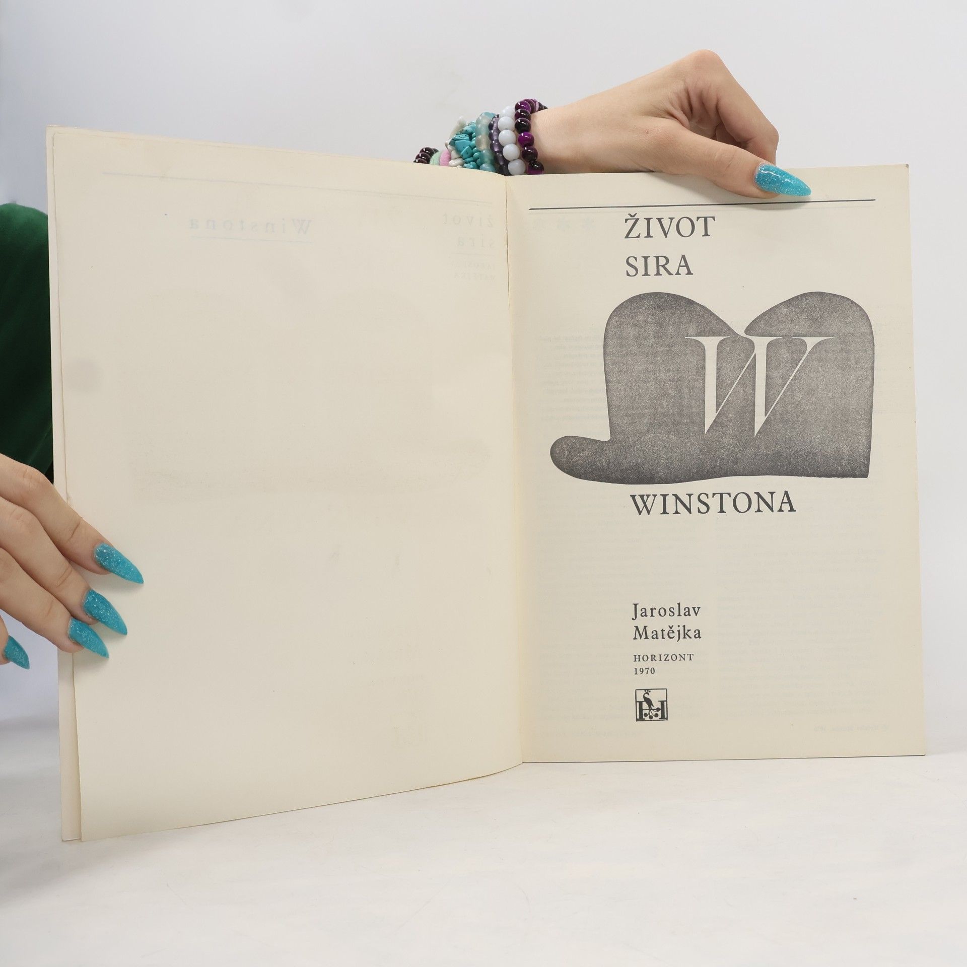 Jaroslav Matějka Život sira Winstona