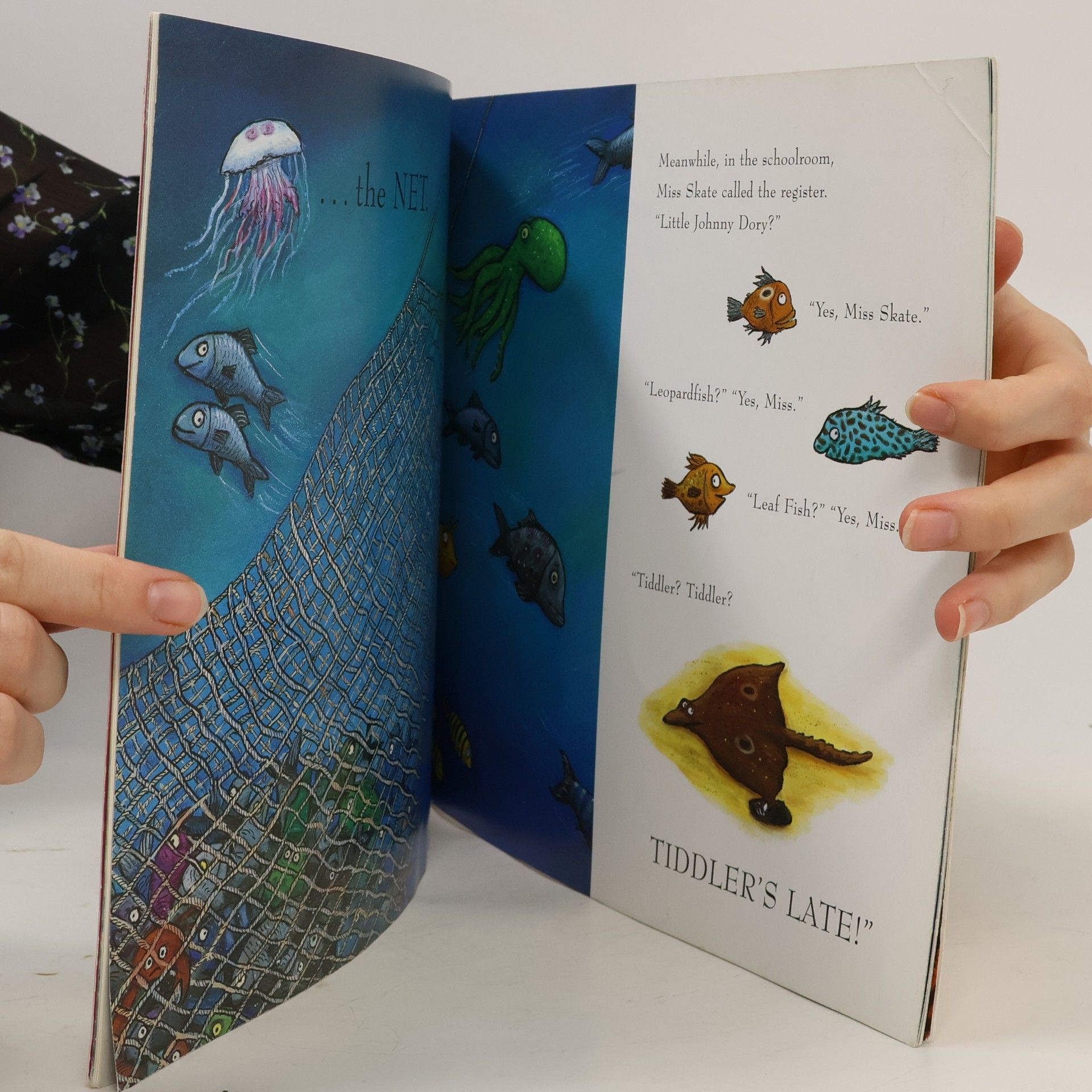 Axel Scheffler Tiddler, the story telling fish