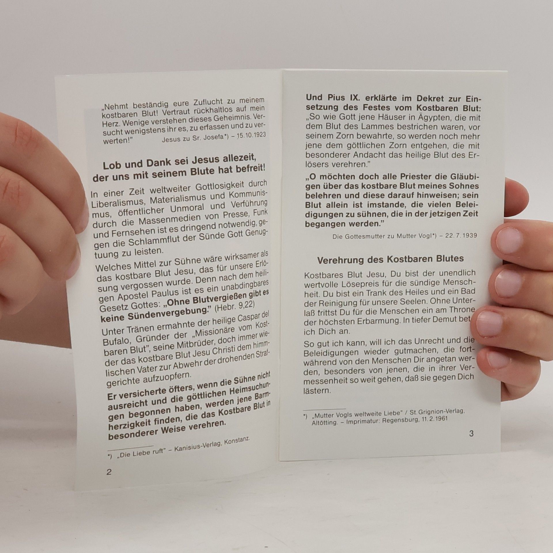 Autorenkollektiv Verehrung des Kostbaren Blutes