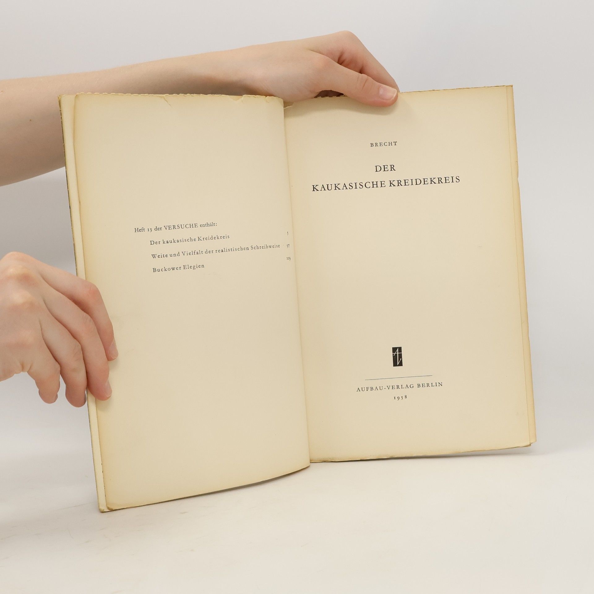Bertolt Brecht Der kaukasische Kreidekreis