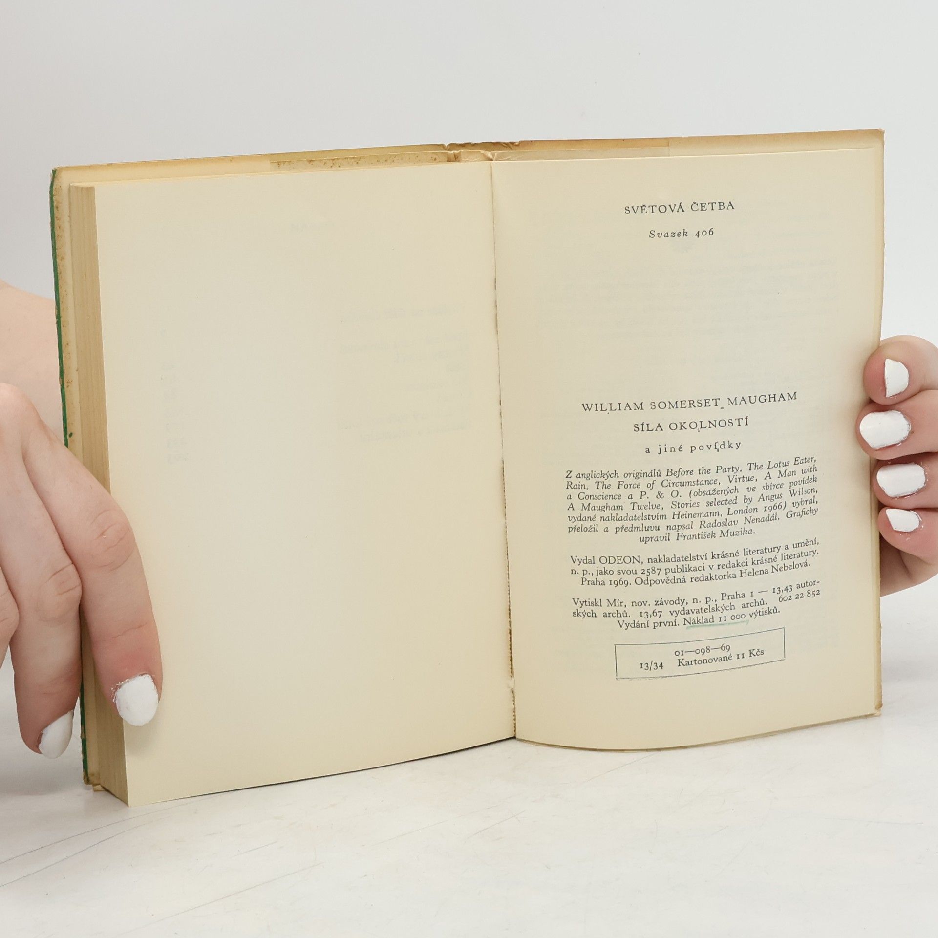 William Somerset Maugham Síla okolností a jiné povídky