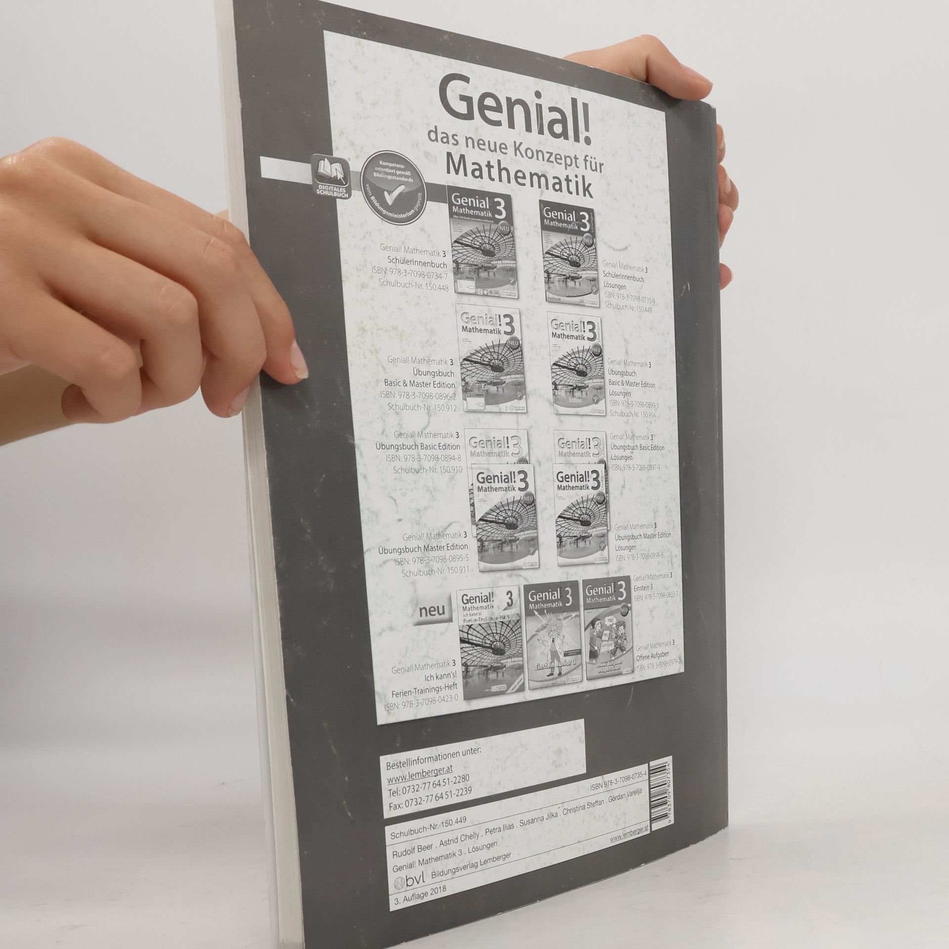 Rudolf Beer Genial! Mathematik 3 NEU. Lösungen