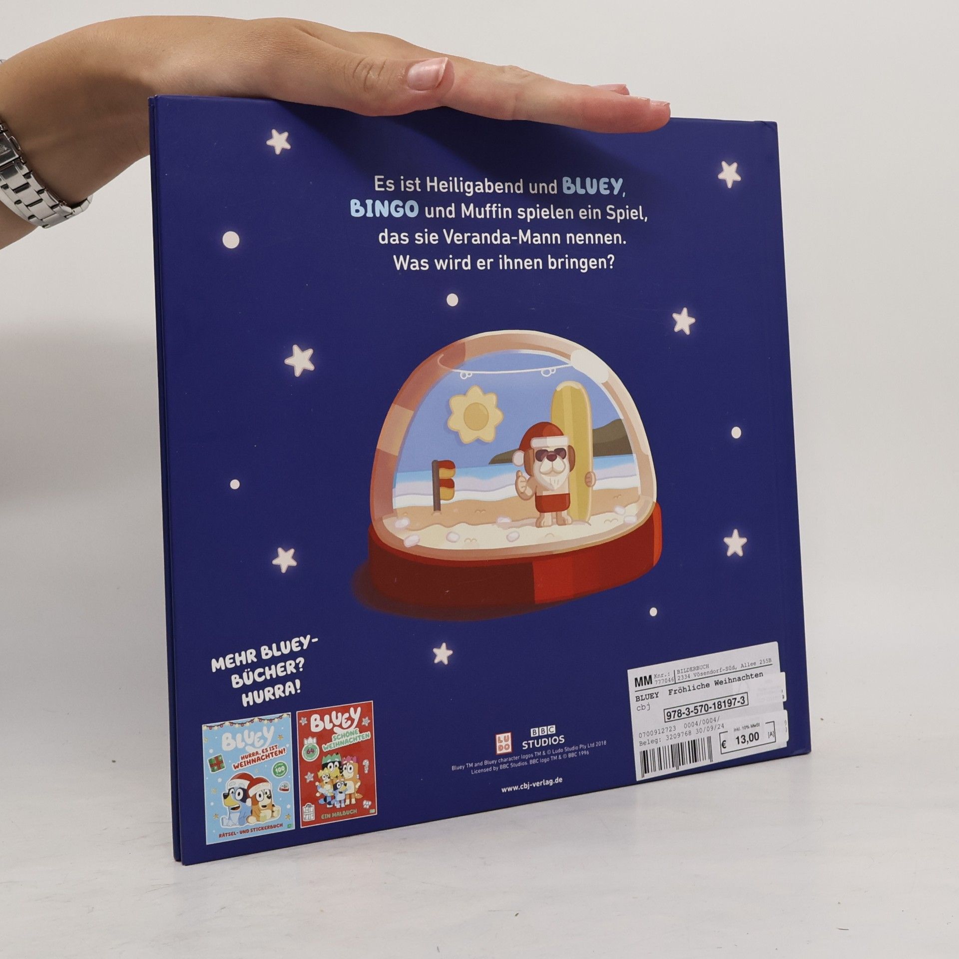 Autorenkollektiv BLUEY – Fröhliche Weihnachten mit Veranda-Mann. Bilderbuch für Kinder ab 3 Jahren