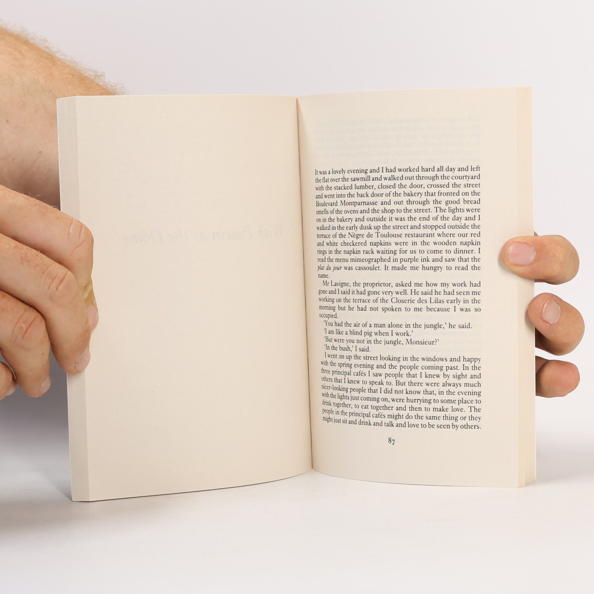 Ernest Hemingway A Moveable Feast