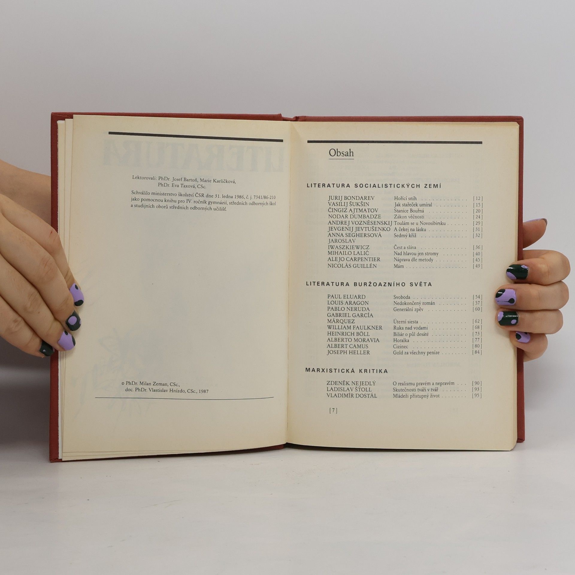 Milan Zeman Literatura IV.