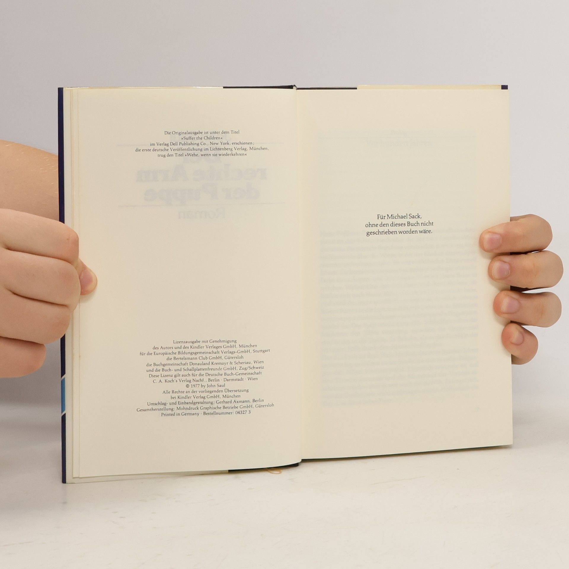John Saul Der rechte Arm der Puppe