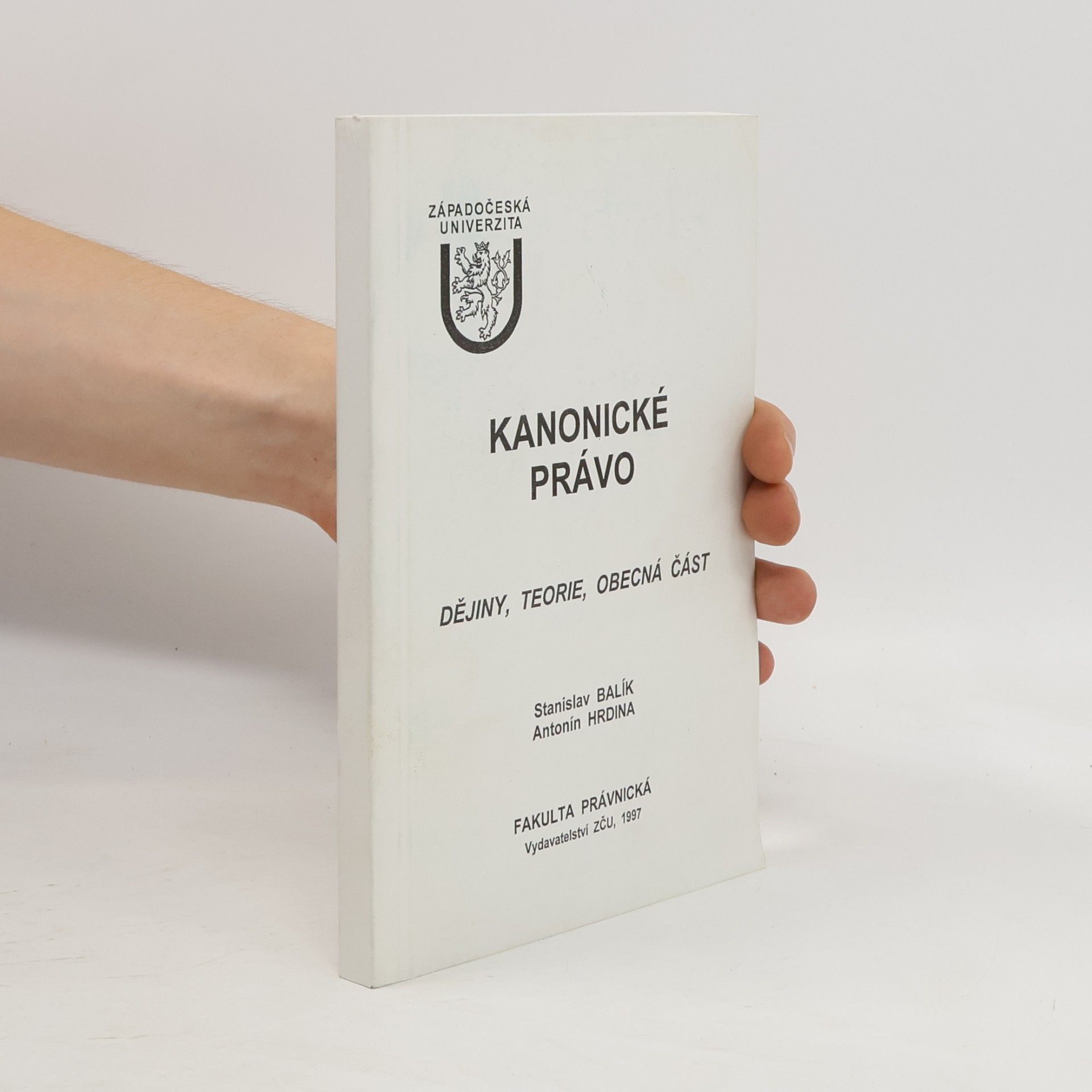 Antonín Hrdina Kanonické právo
