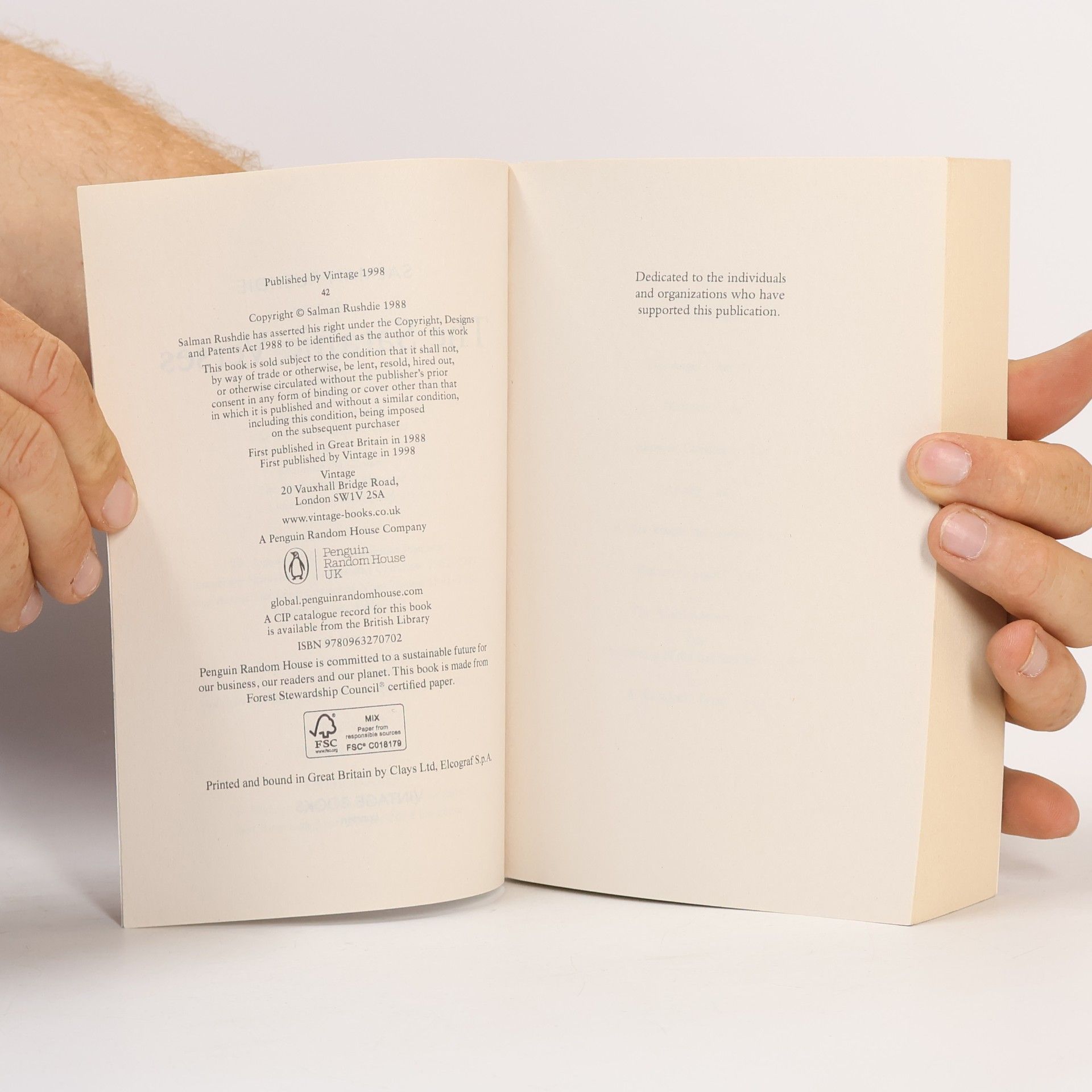 Salman Rushdie The Satanic Verses