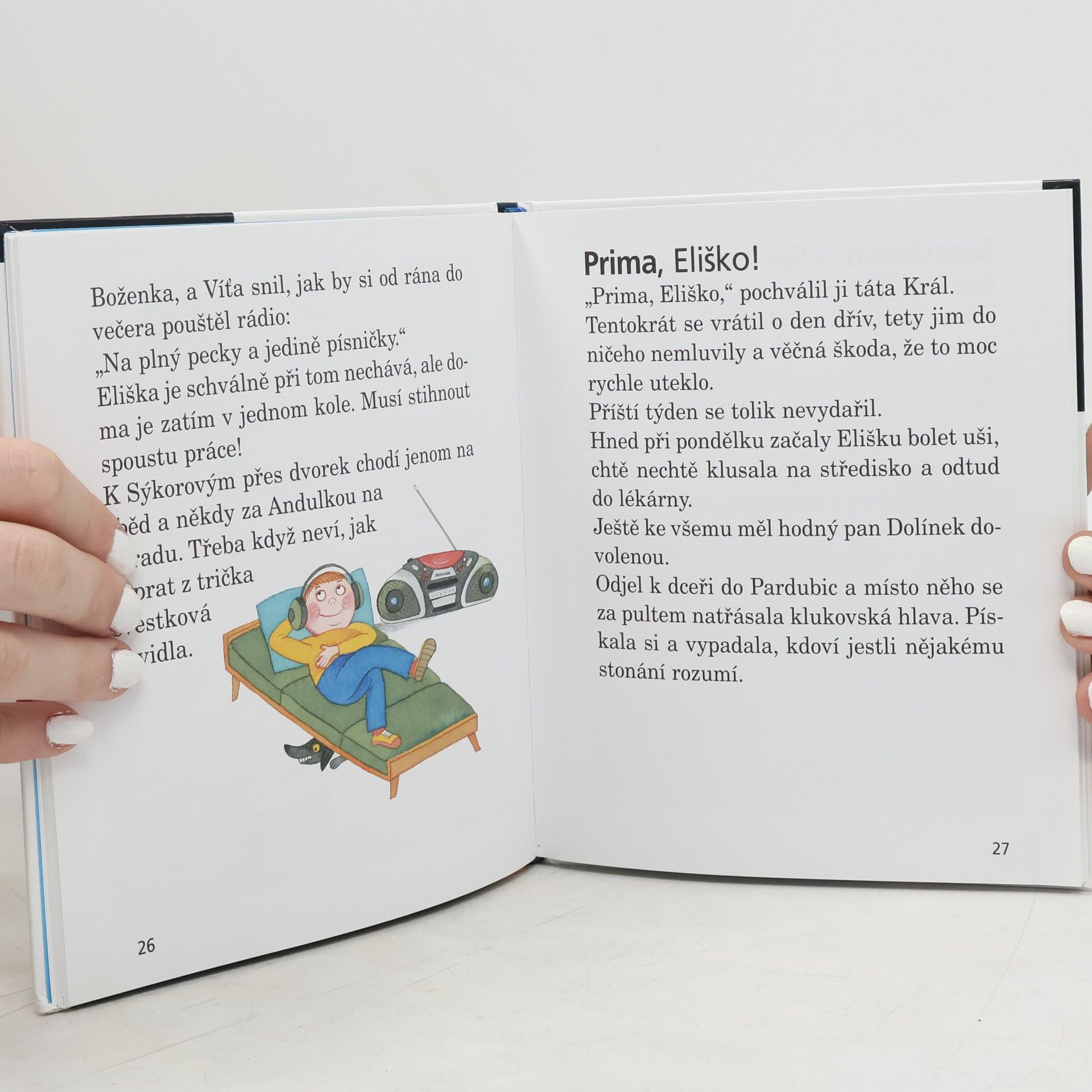 Hana Doskočilová Eliška a táta Král