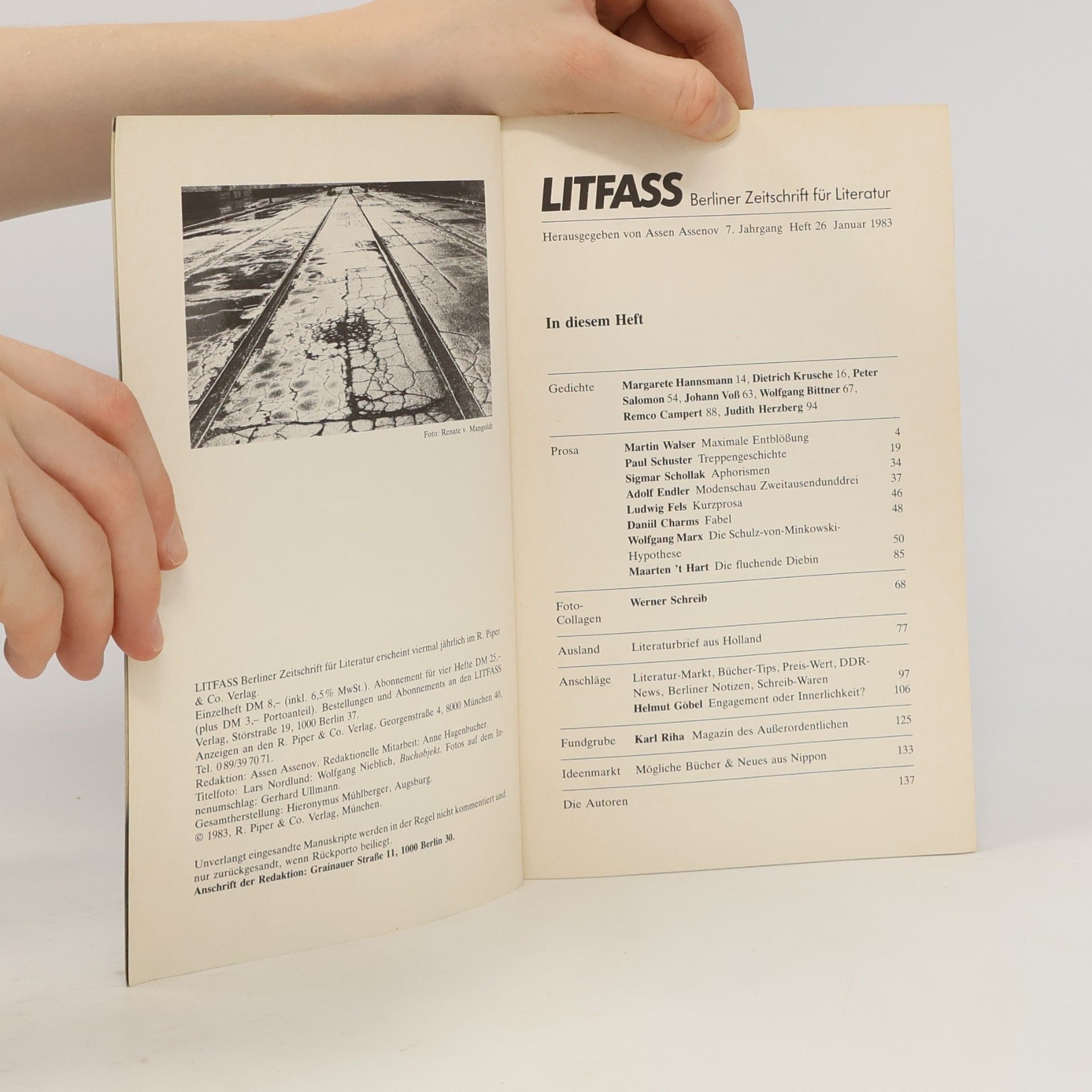 Various authors Litfass 26/83
