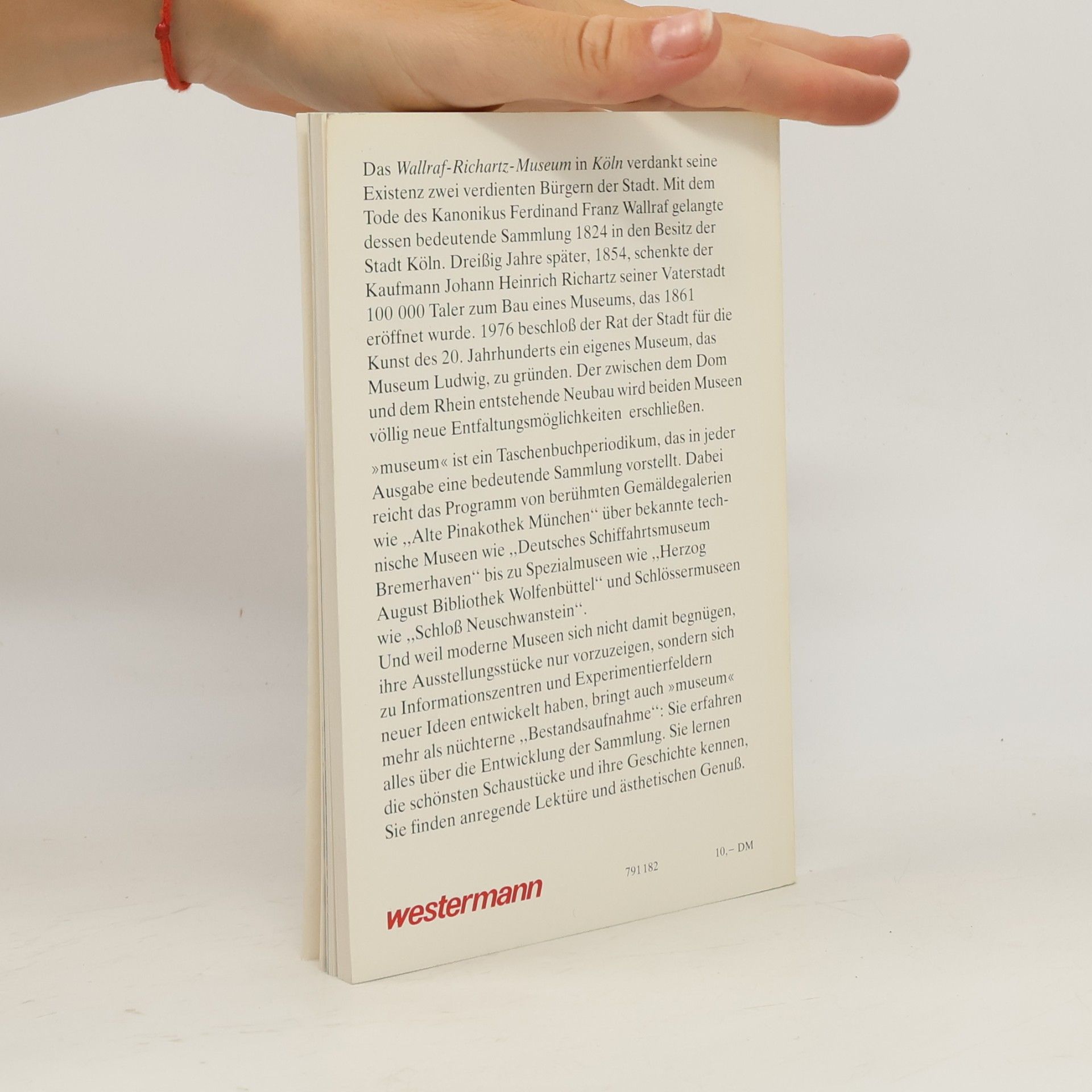 Various authors Katalog Des Museums Wallraf-Richartz in Köln