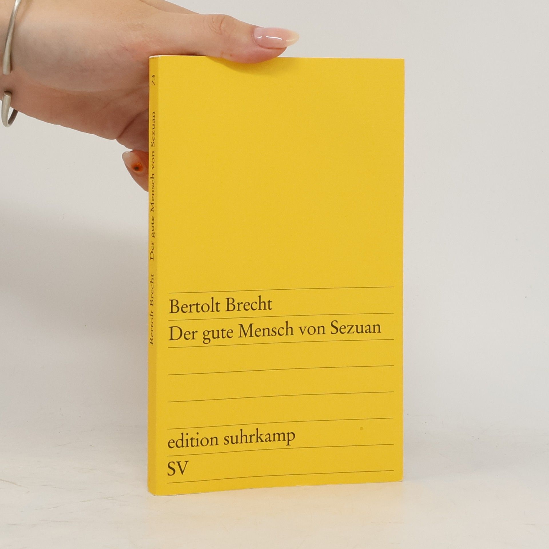 Bertolt Brecht Der gute Mensch von Sezuan