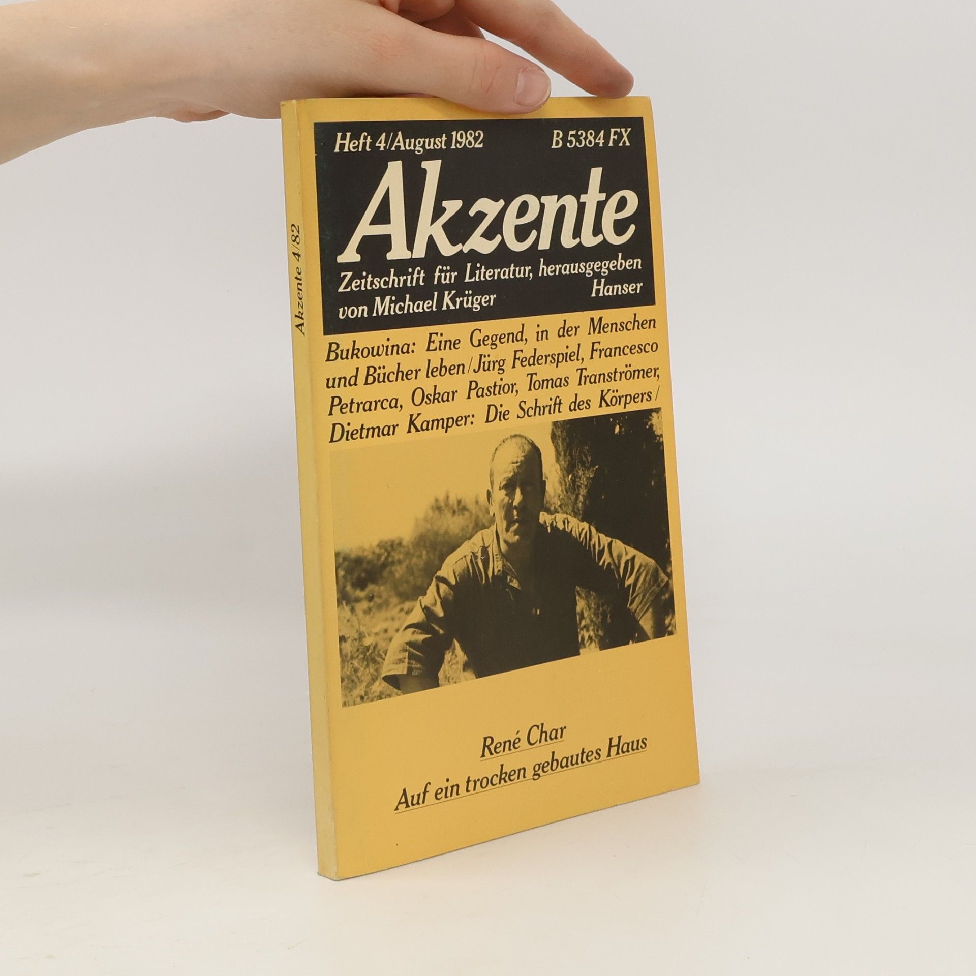 Michael Krüger Akzente 4/82