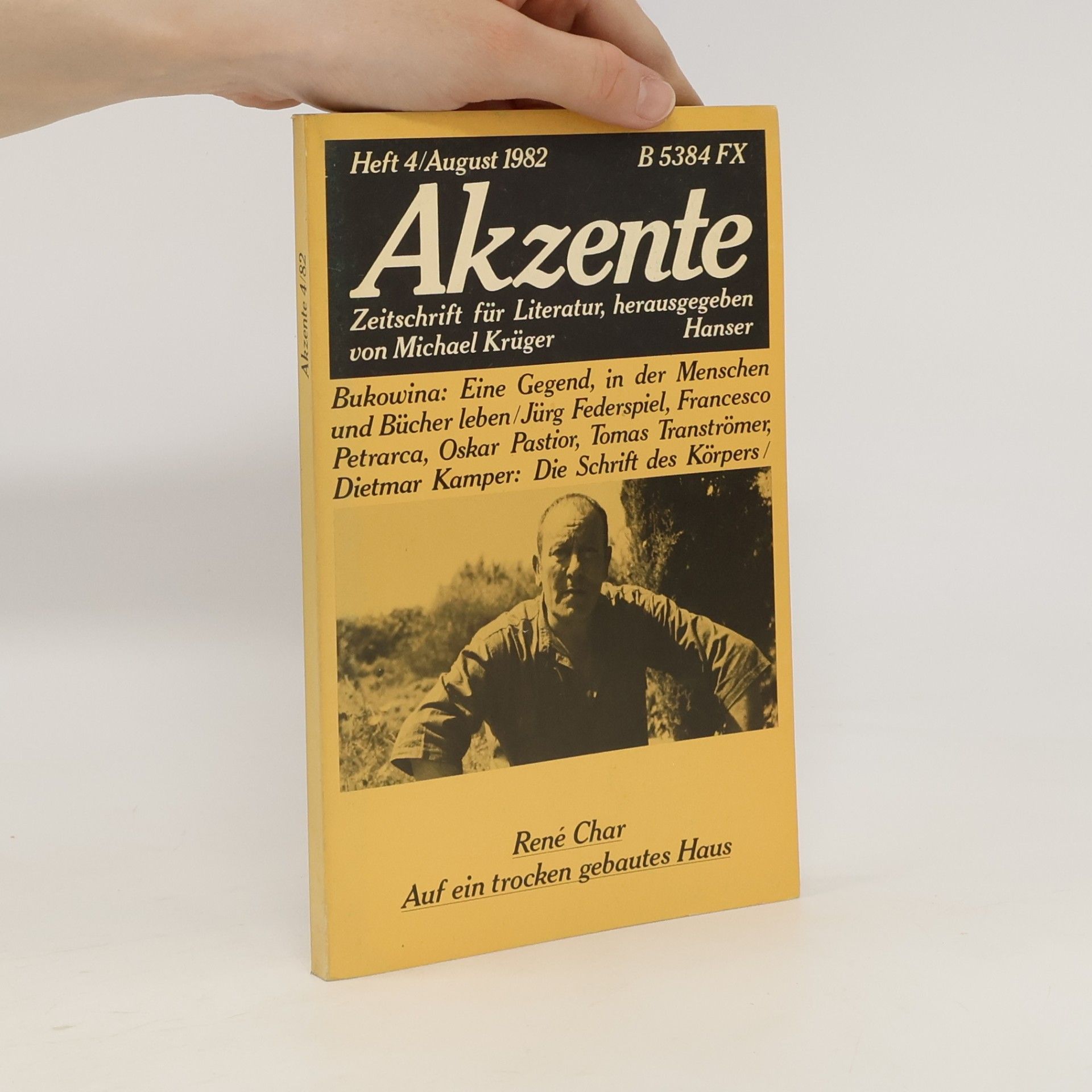 Michael Krüger Akzente 4/82