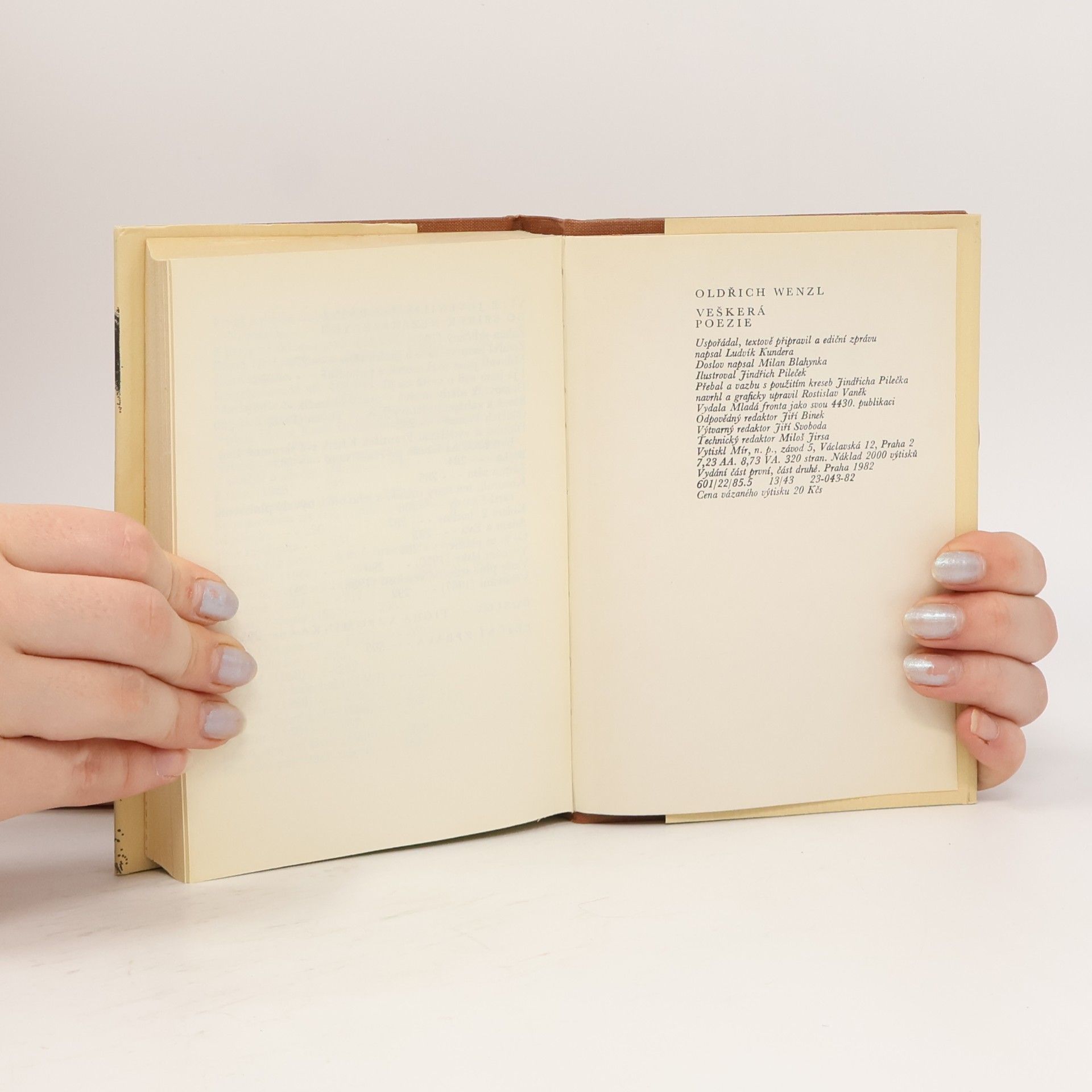 Oldřich Wenzl Veškerá poezie