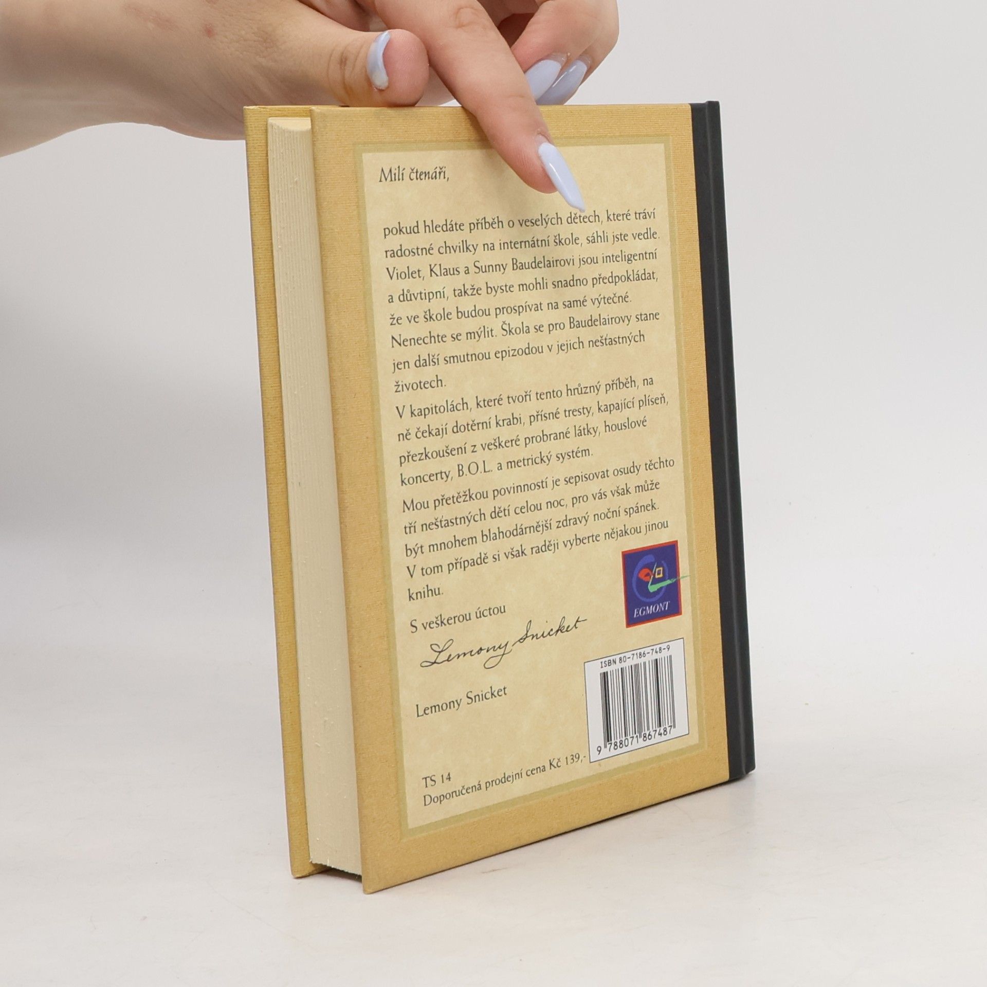 Lemony Snicket Řada nešťastných příhod 5. Strohá akademie