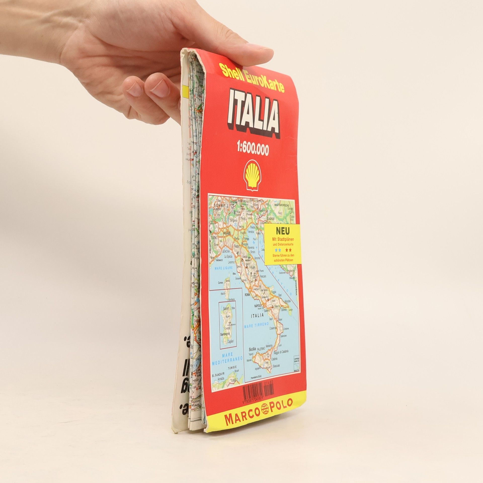 Mairs Geographischer Verlag Marco Polo: Shell EuroKarte Italien 1:600.000