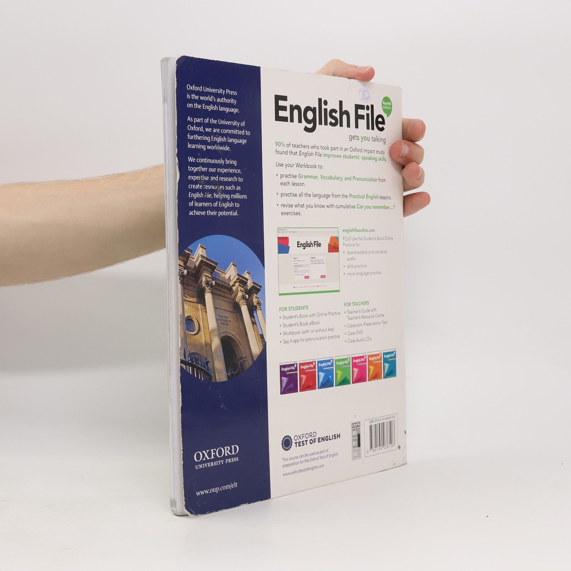Collectif d'auteurs English File Intermediate Workbook with Key, fourth edition